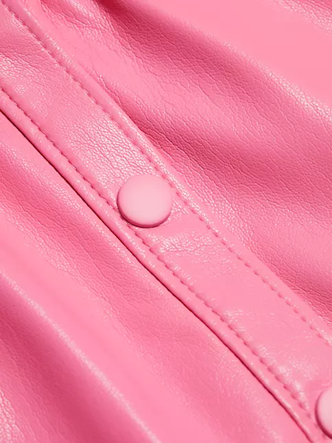 blush pink ruffle top. mini celine belt bag  Celine belt bag, Celine belt bag  mini, Casual leather jacket outfit