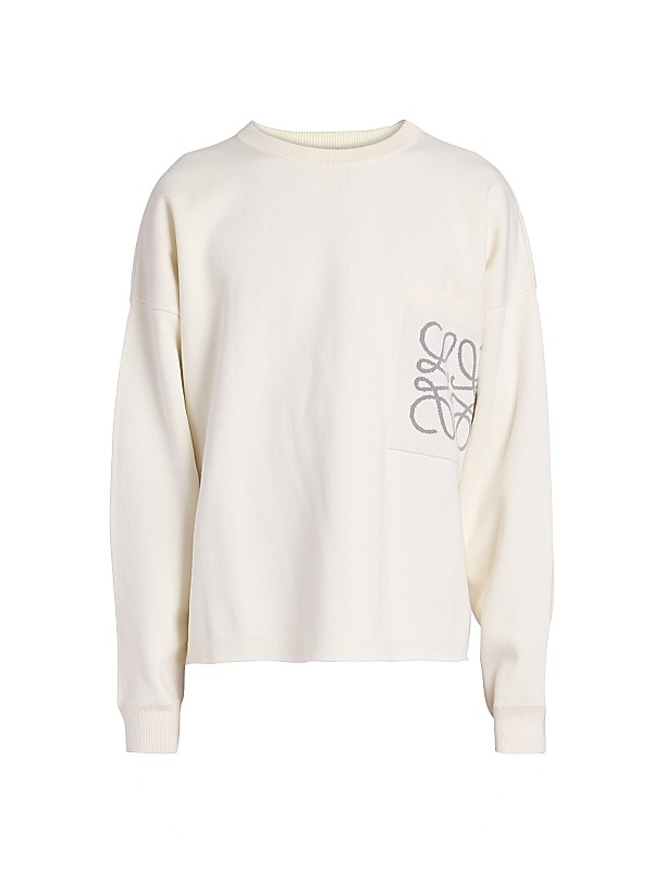 Shop LOEWE Anagram Pocket Sweater | Saks Fifth Avenue Shop LOEWE Anagram Pocket Sweater | Saks Fifth Avenue