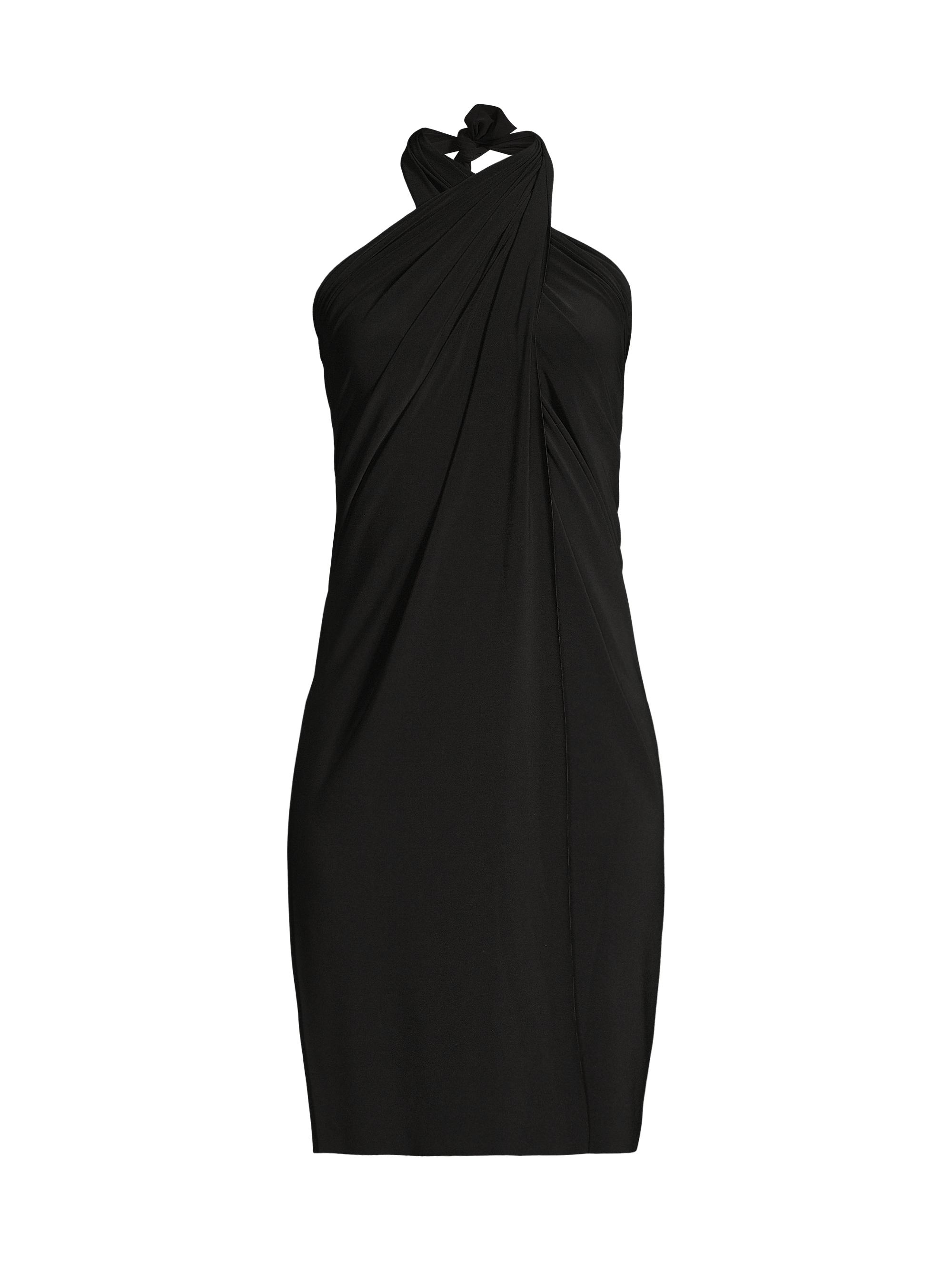 Norma Kamali Women's Ernie Sleeveless Cover-Up Dress - Black