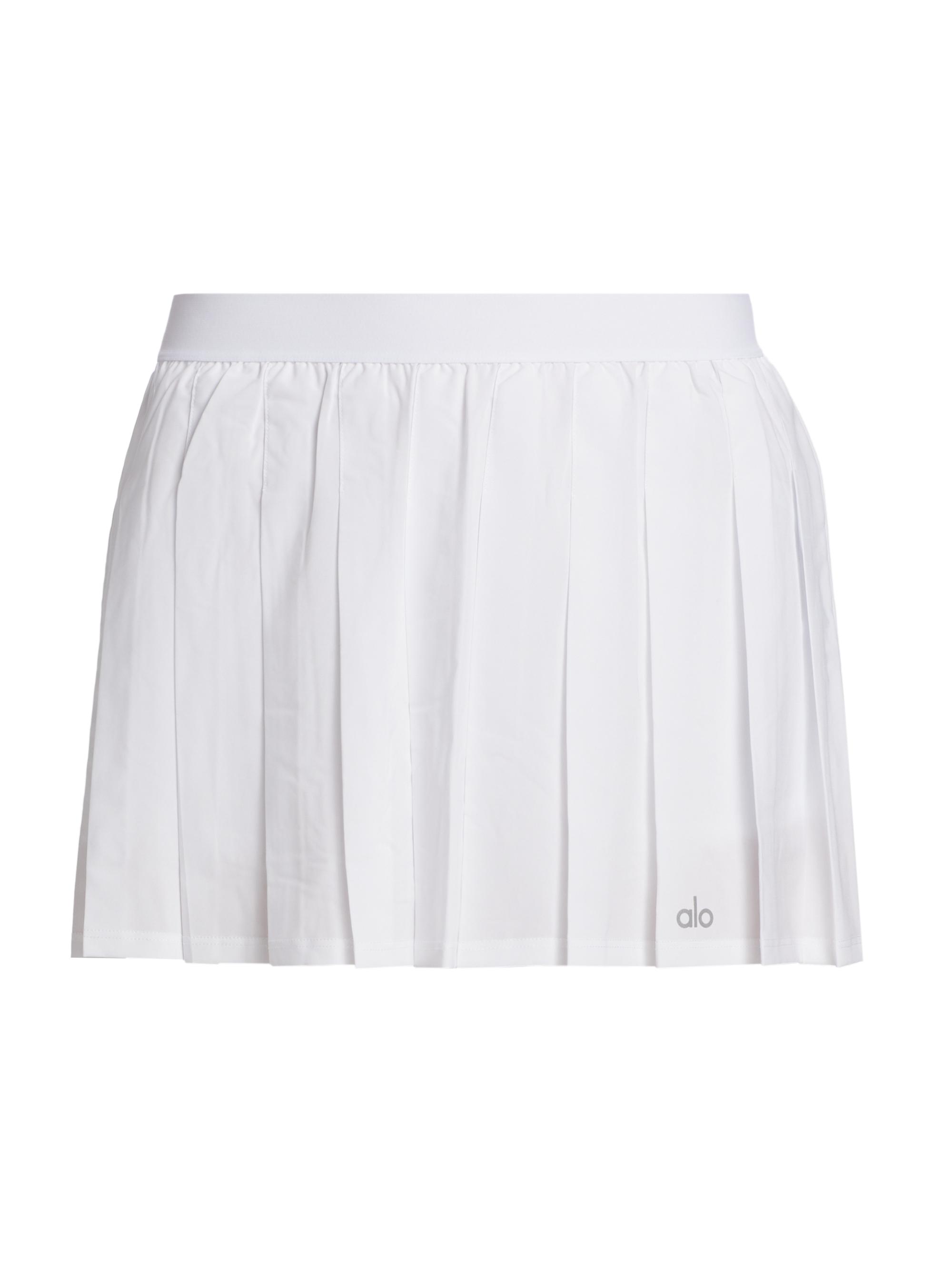 Alo Yoga Women's Varsity Tennis Skirt - White