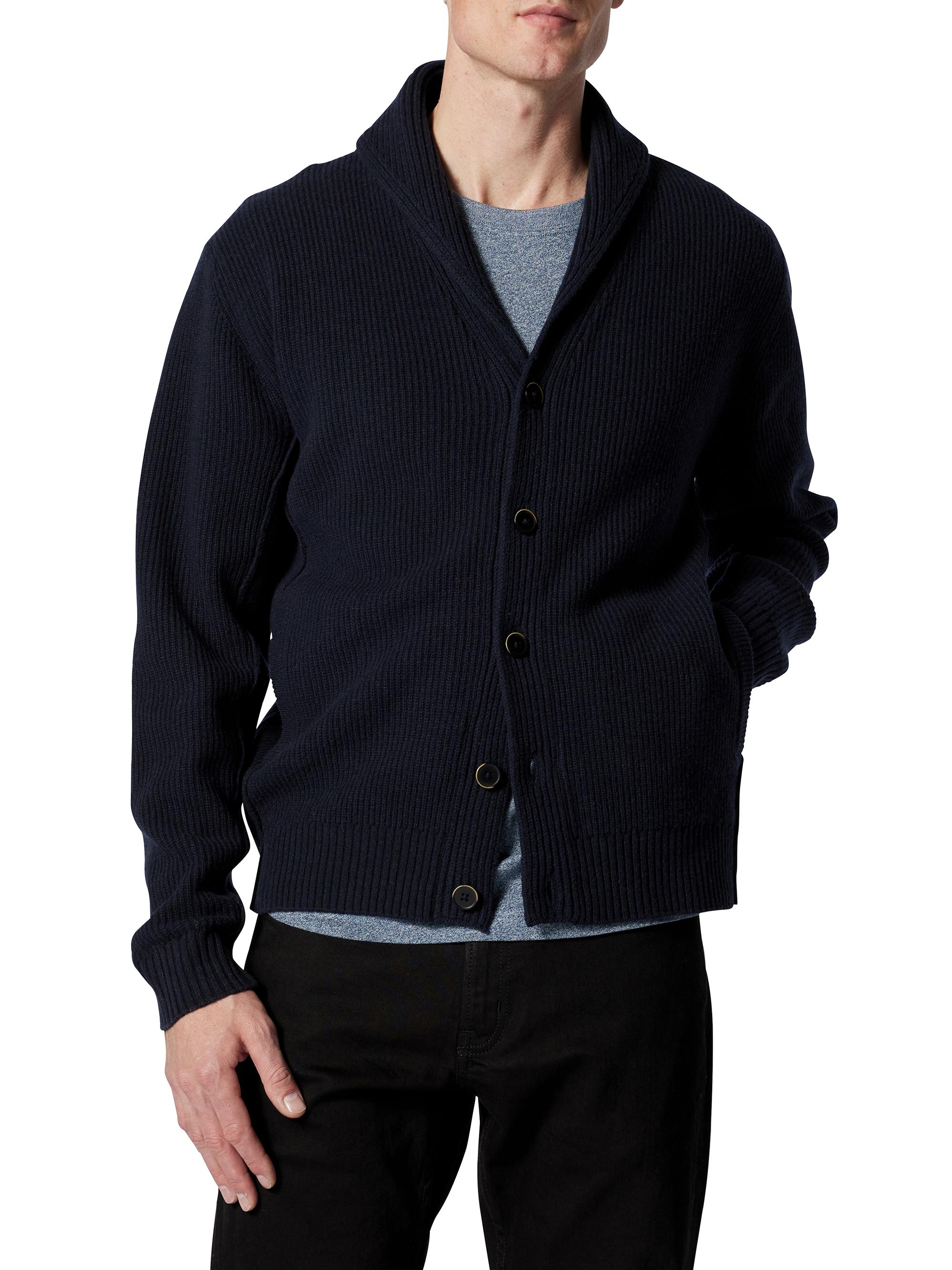 Rodd & Gunn Men's Carterton Wool Cardigan - Midnight