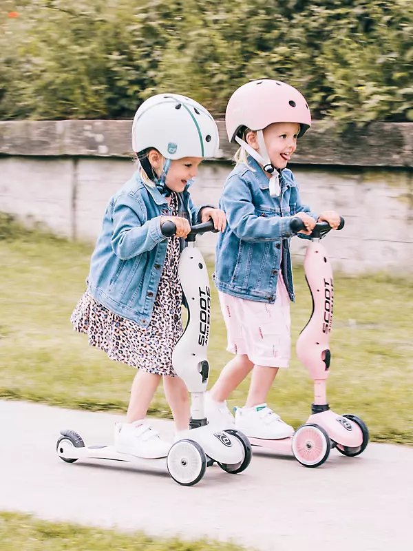  Scoot & Ride - Highwaykick 1 Children Adjustable Seated or  Standing 2-in-1 Scooter Including Safety Pad for Tip Prevention - for Ages  1-5 : Toys & Games