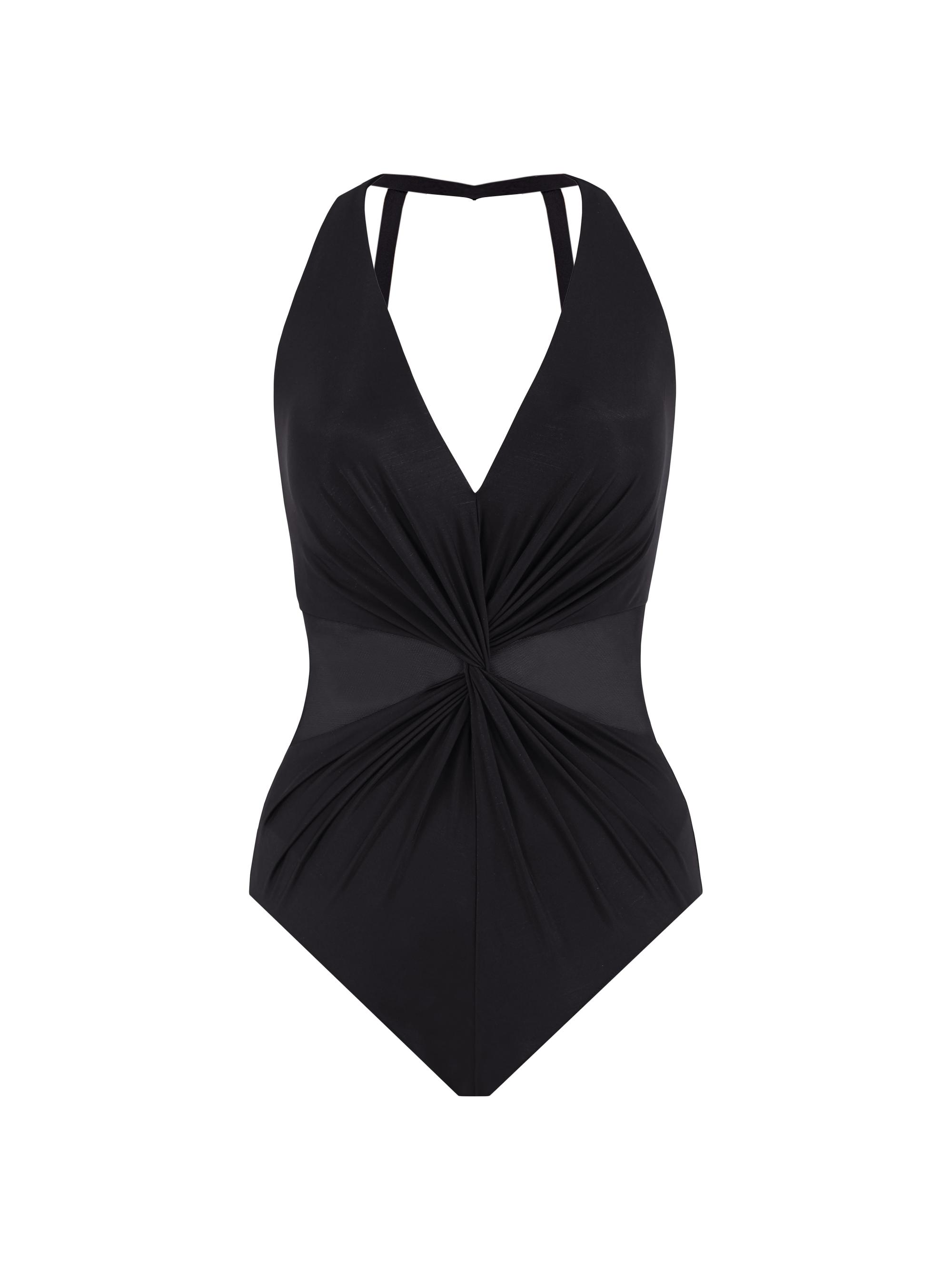 Miraclesuit Swim Women's Illusionist Wrapture One-Piece Swimsuit - Black