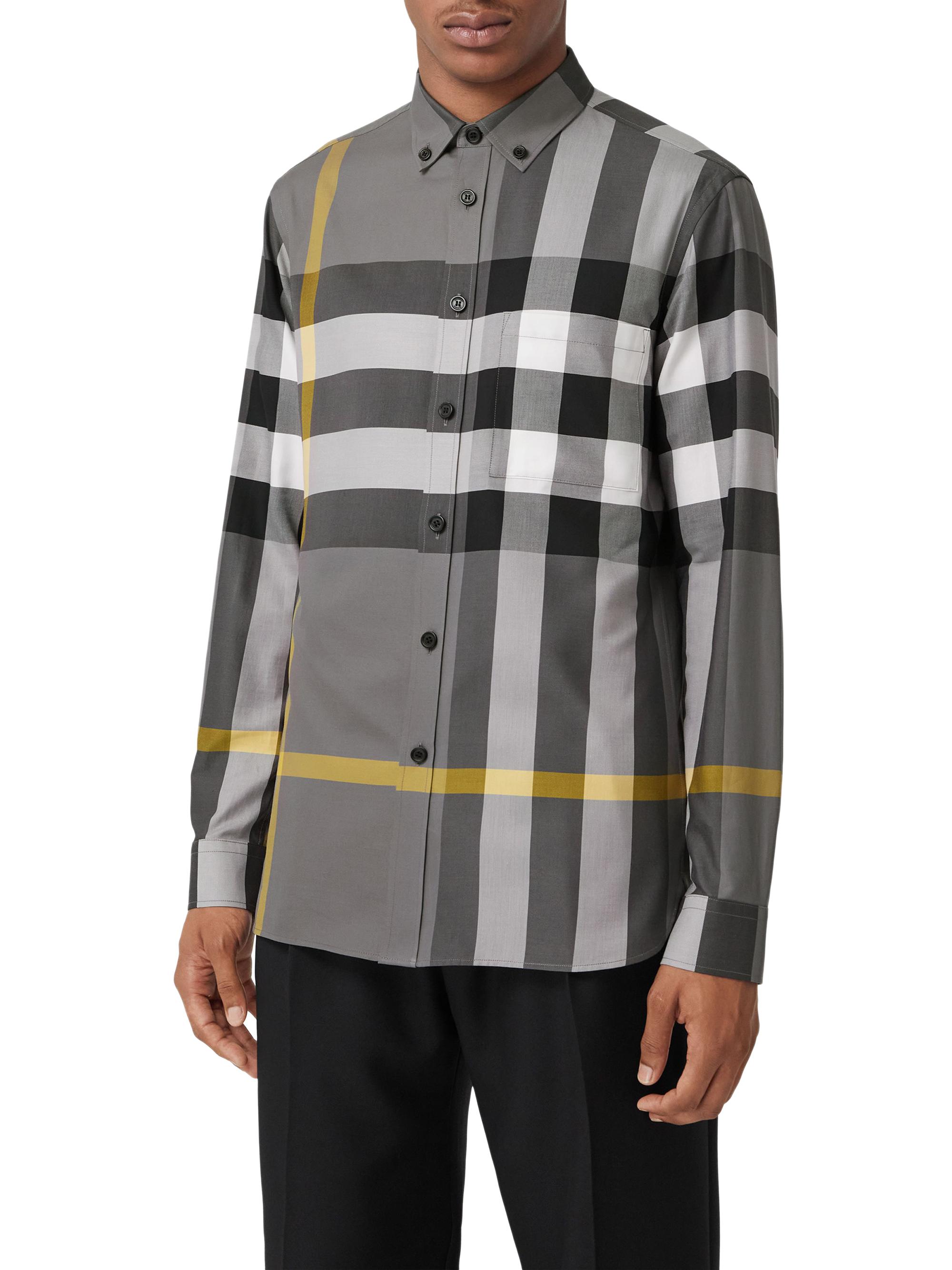 Burberry Somerton Check Shirt | Saks Fifth Avenue