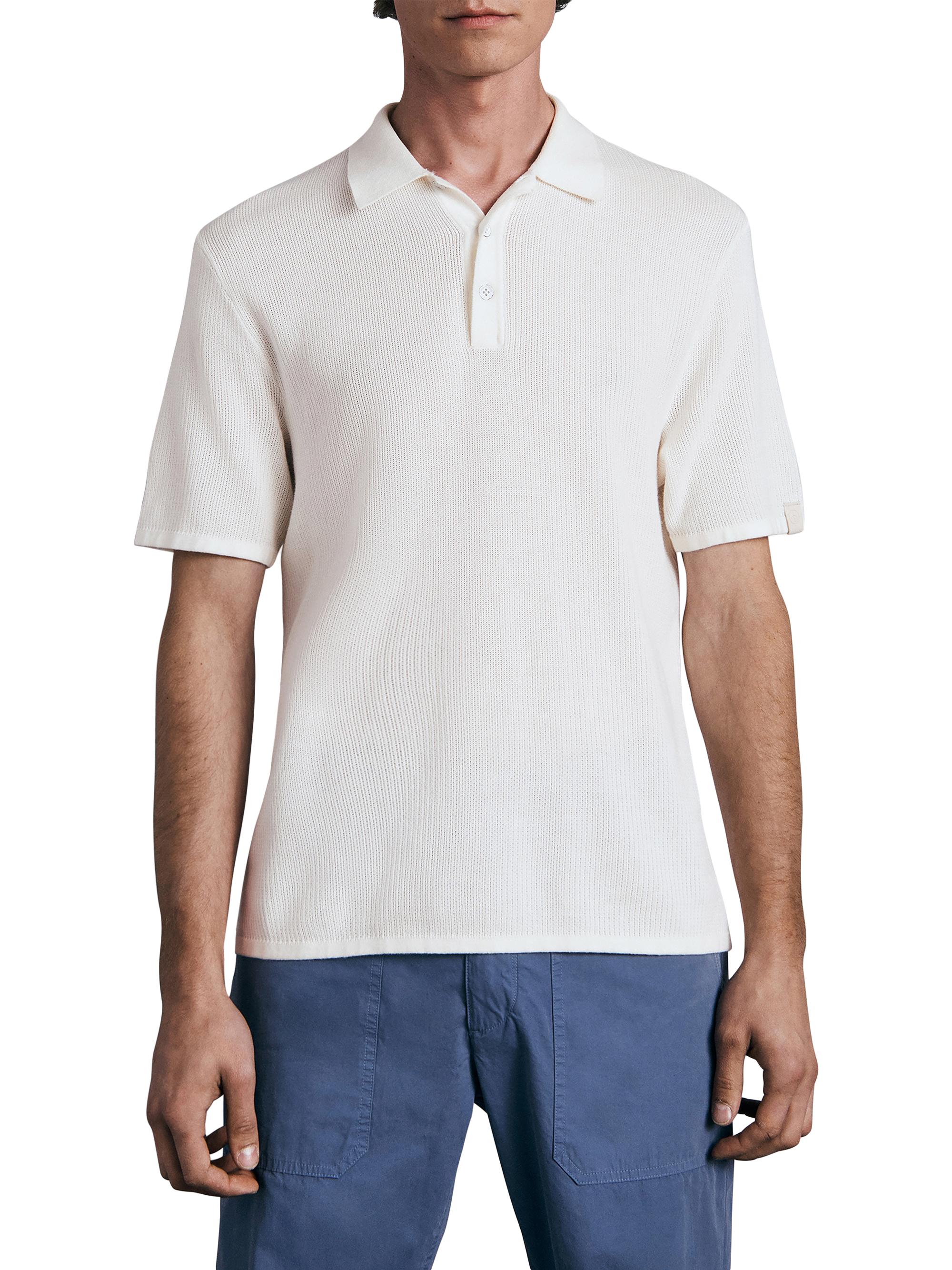 rag & bone Men's Harvey Knit Polo Shirt -