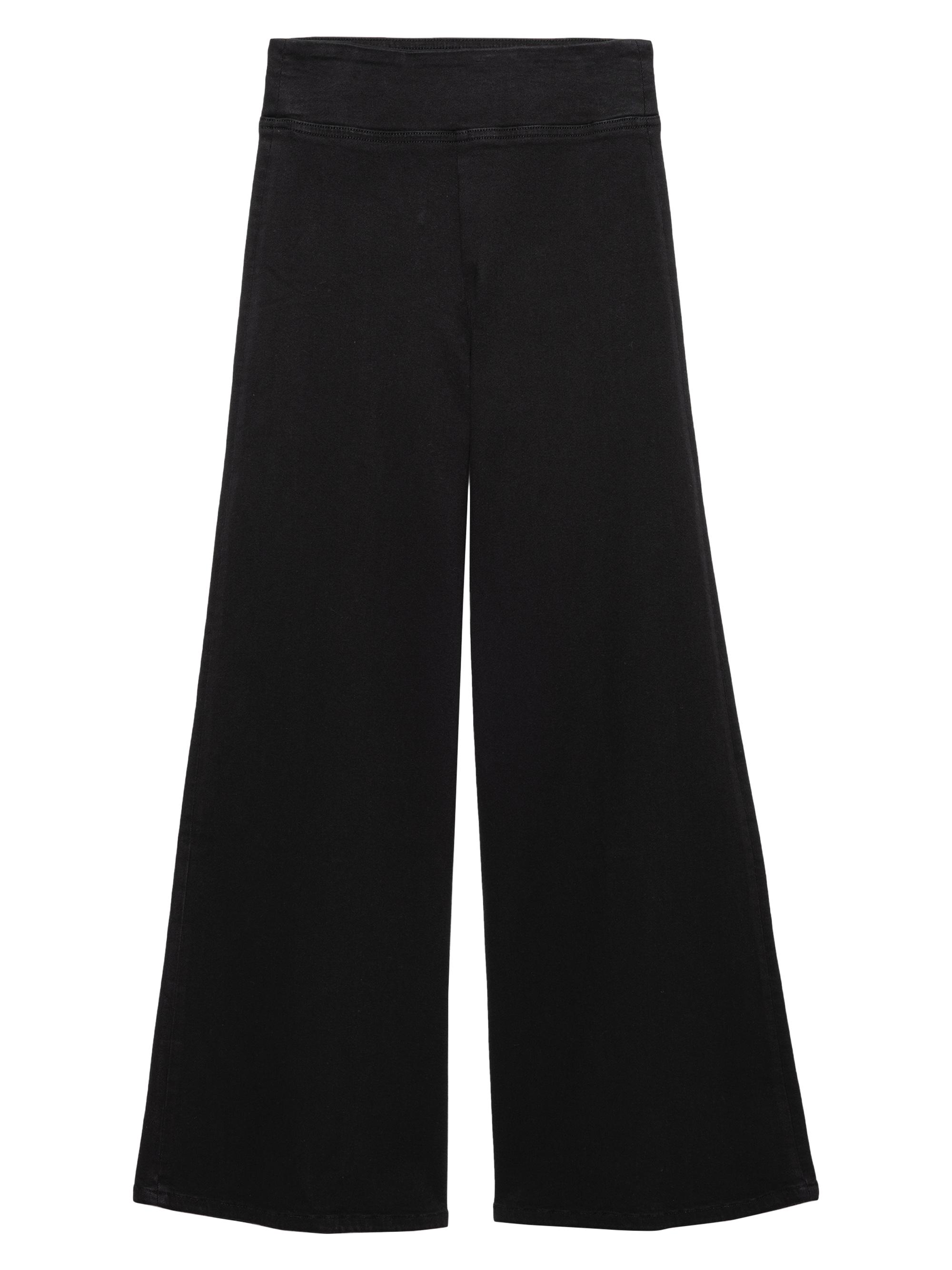 Frame Women's Jet Set Wide-Leg Pants - Sheen Noir