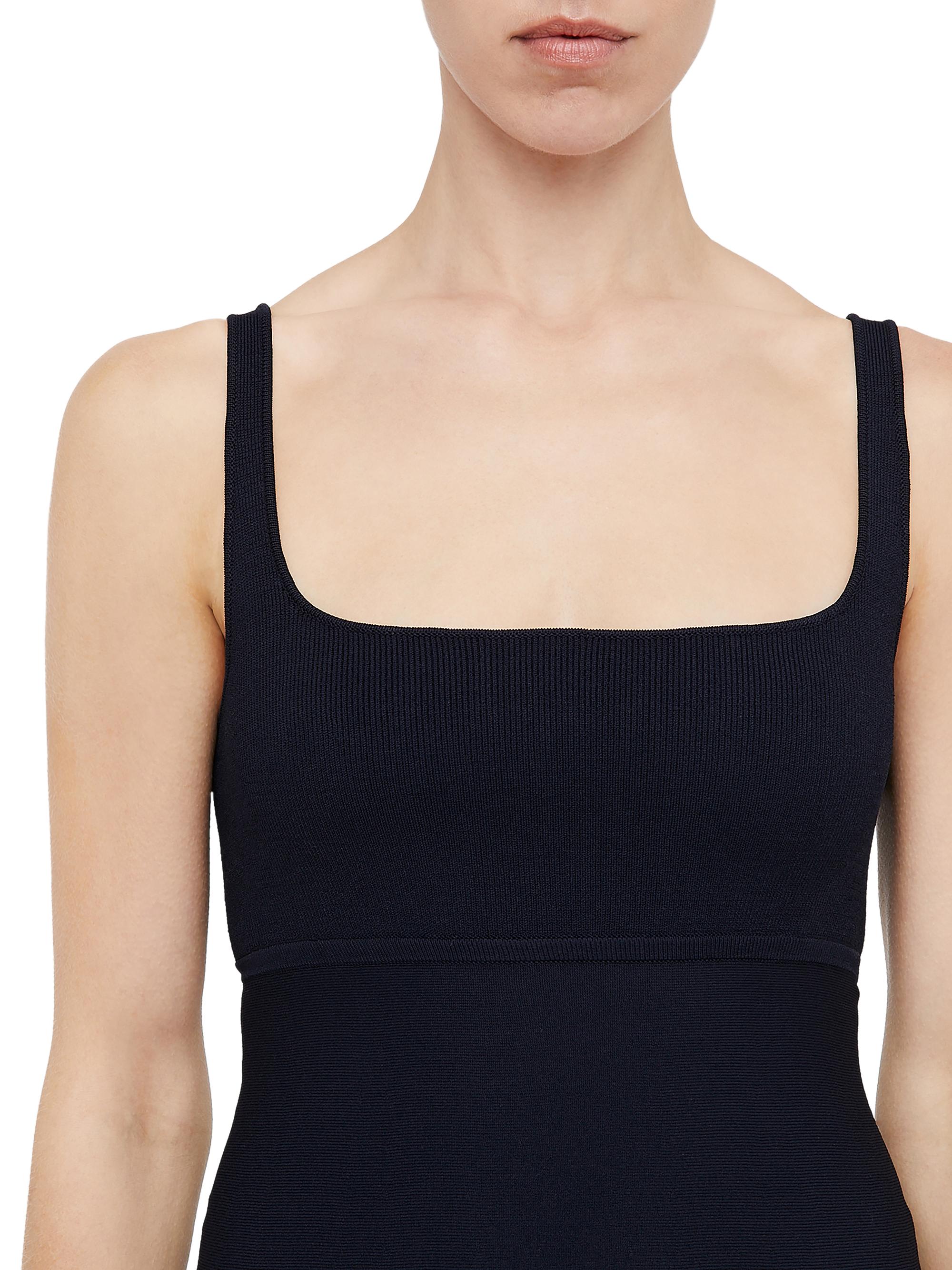 galvan london ribbed-knit midi dress Atalanta Dress in Black main image 0