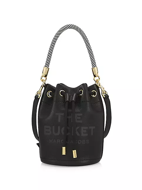 Marc Jacobs Women's The Leather Bucket Bag, Black, One Size