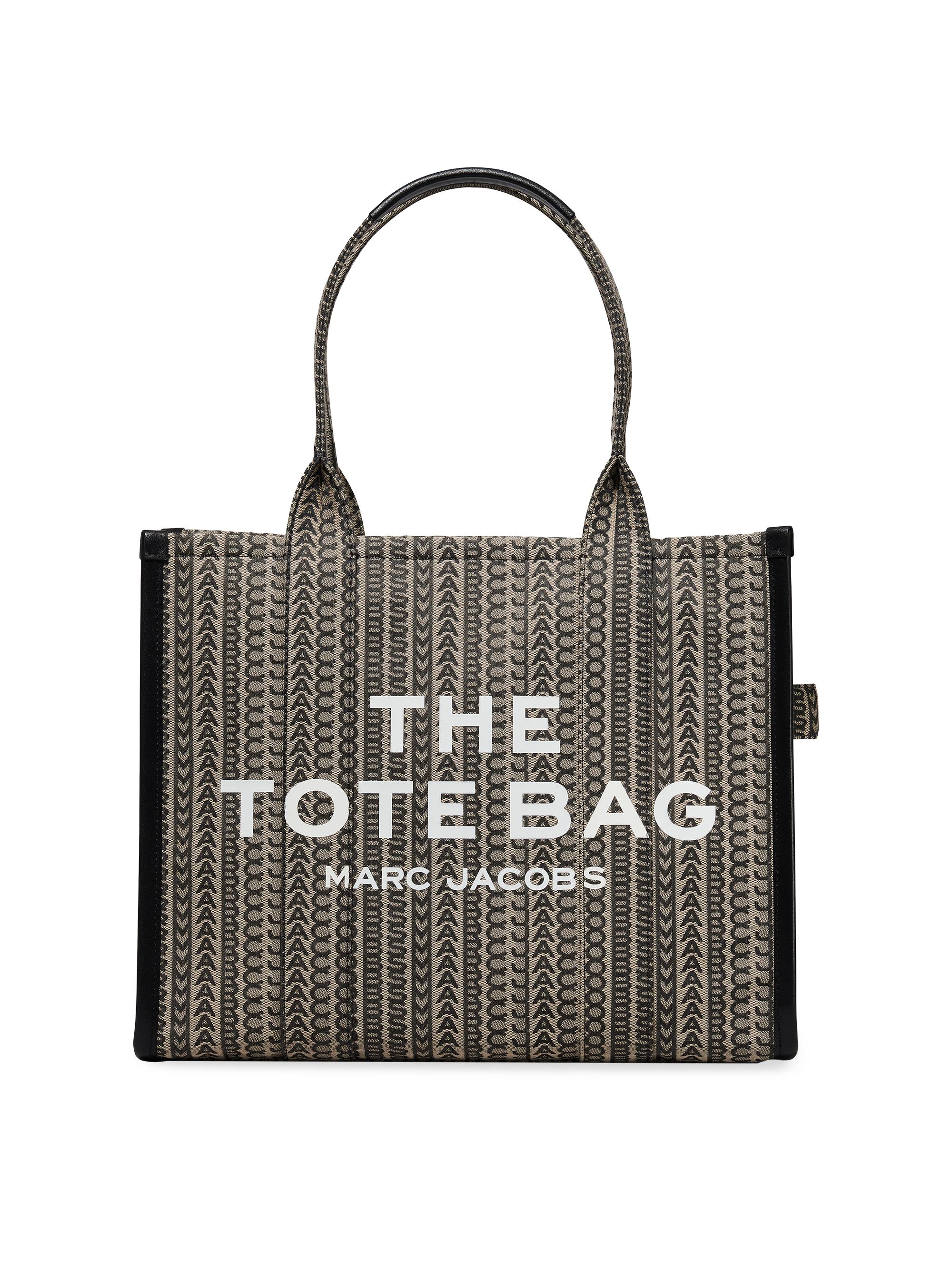 Marc Jacobs The Washed Monogram Denim Medium Tote Bag | Saks Fifth