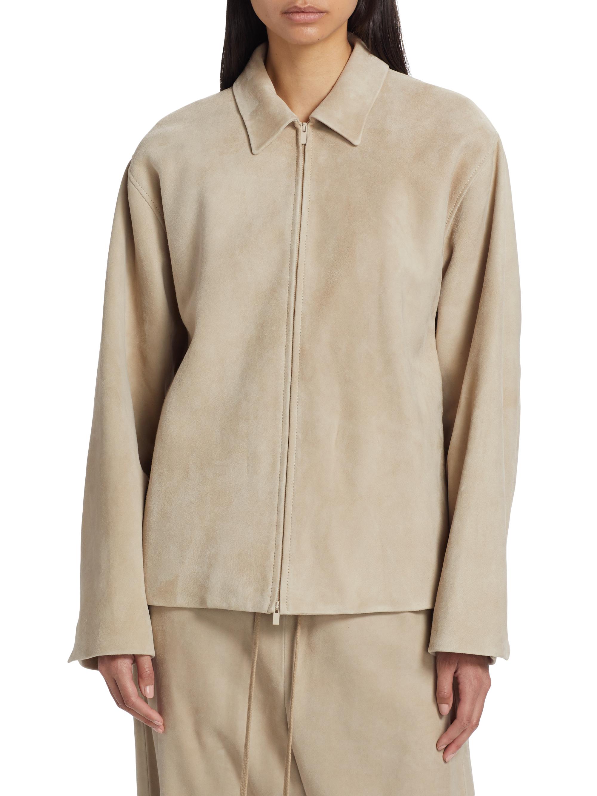 fear of god フィアーオブゴッドエターナル　ジップアップジャケット Fear of God Eternal Suede Zip Jacket | Saks Fifth Avenue