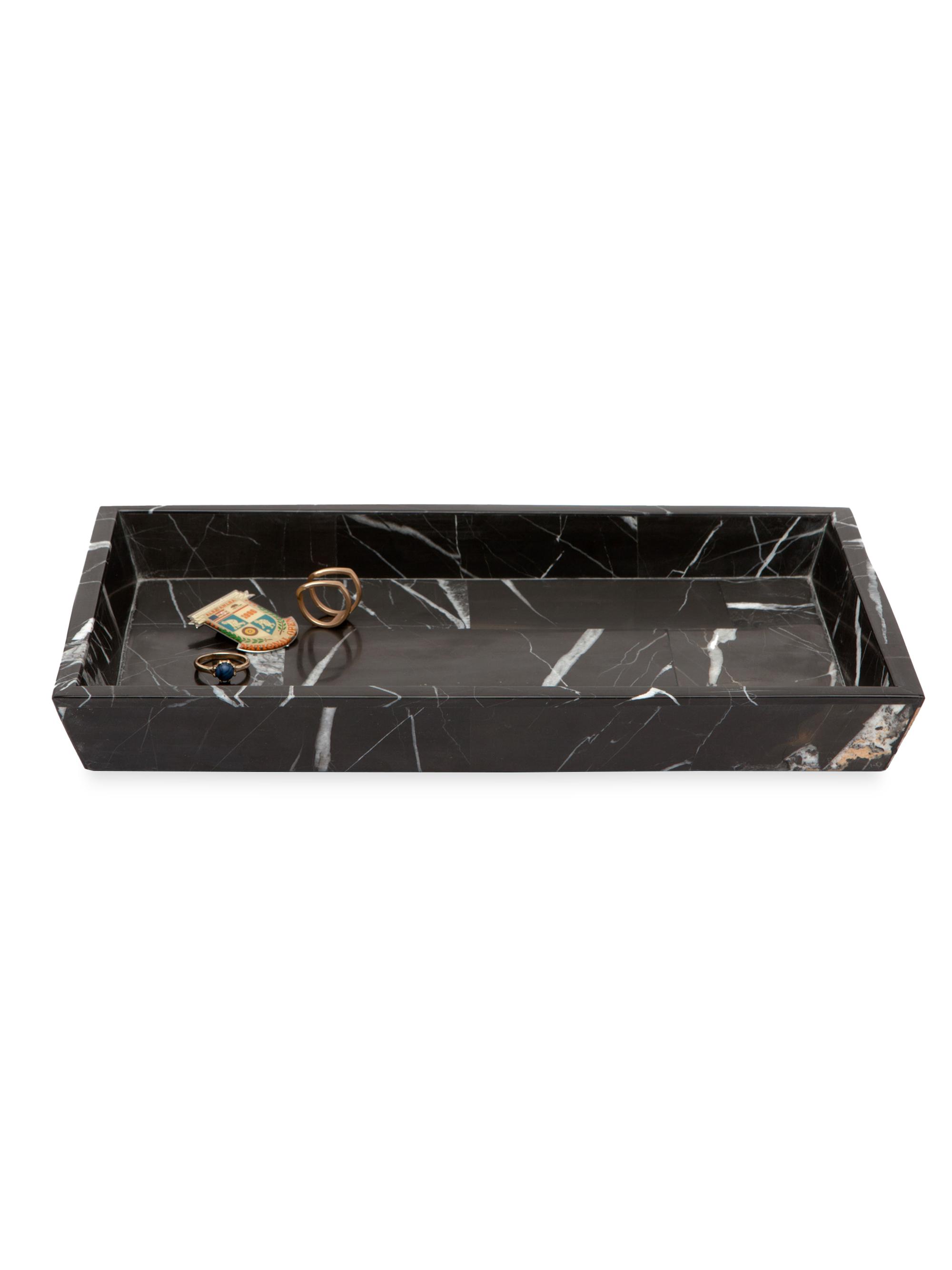 Pigeon & Poodle Rhodes Marble Rectangular Tray Medium