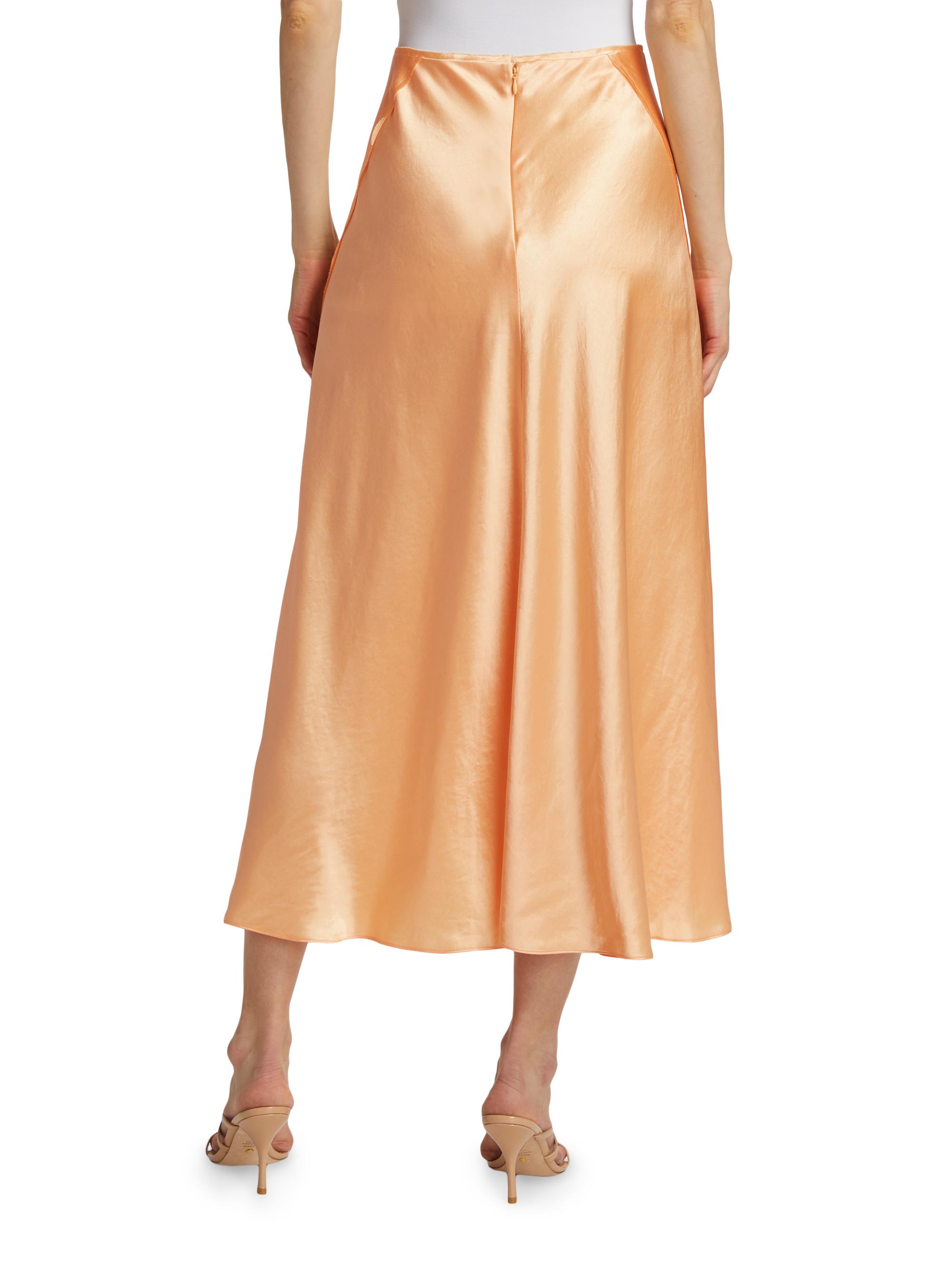 Vince Satin Panelled Slip Skirt | Saks Fifth Avenue