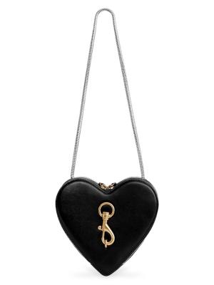 Heart Leather Shoulder Bag