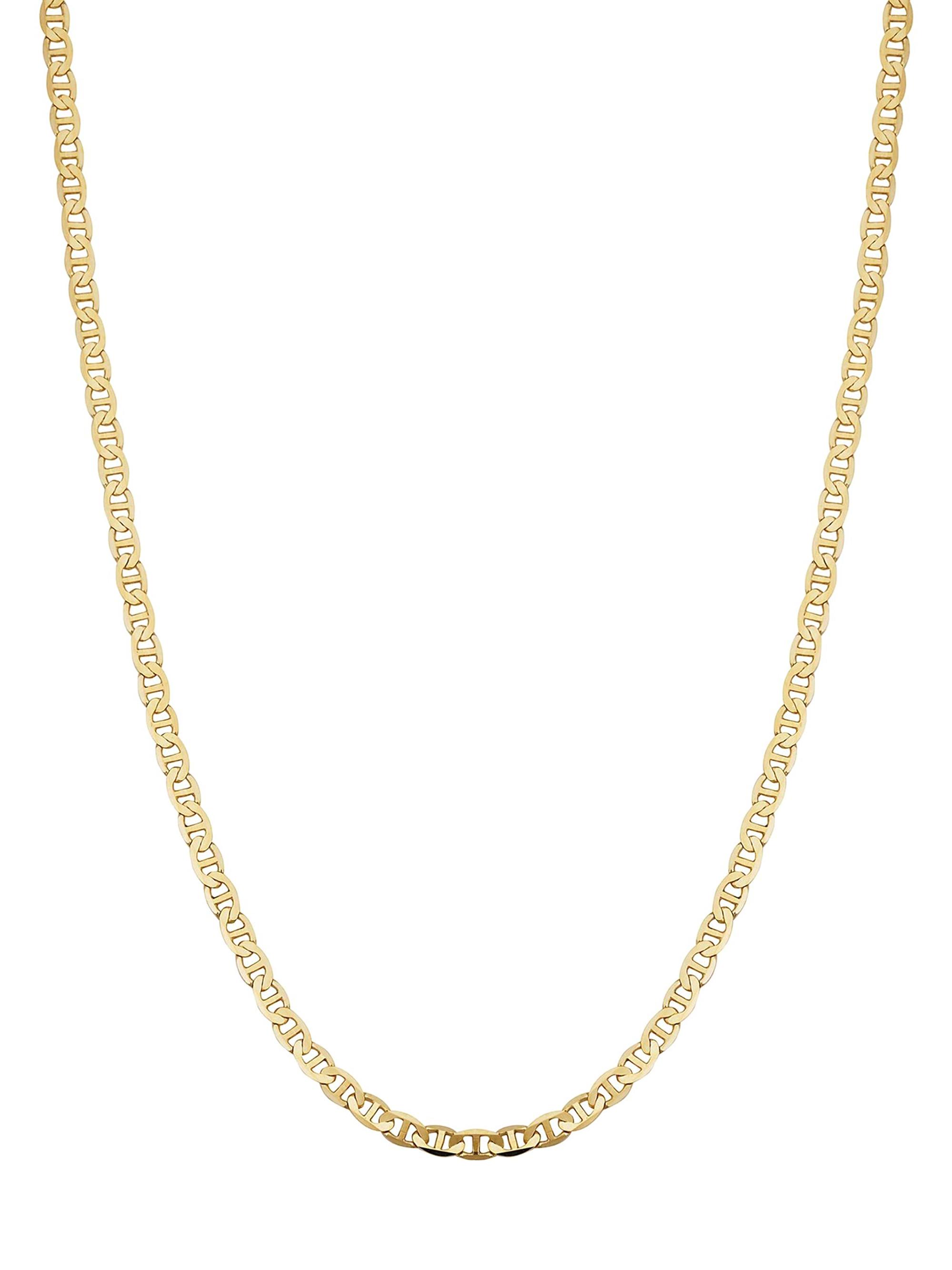 Oradina Women's 14K Yellow Solid Gold Mystic Mariner Necklace - Yellow Gold