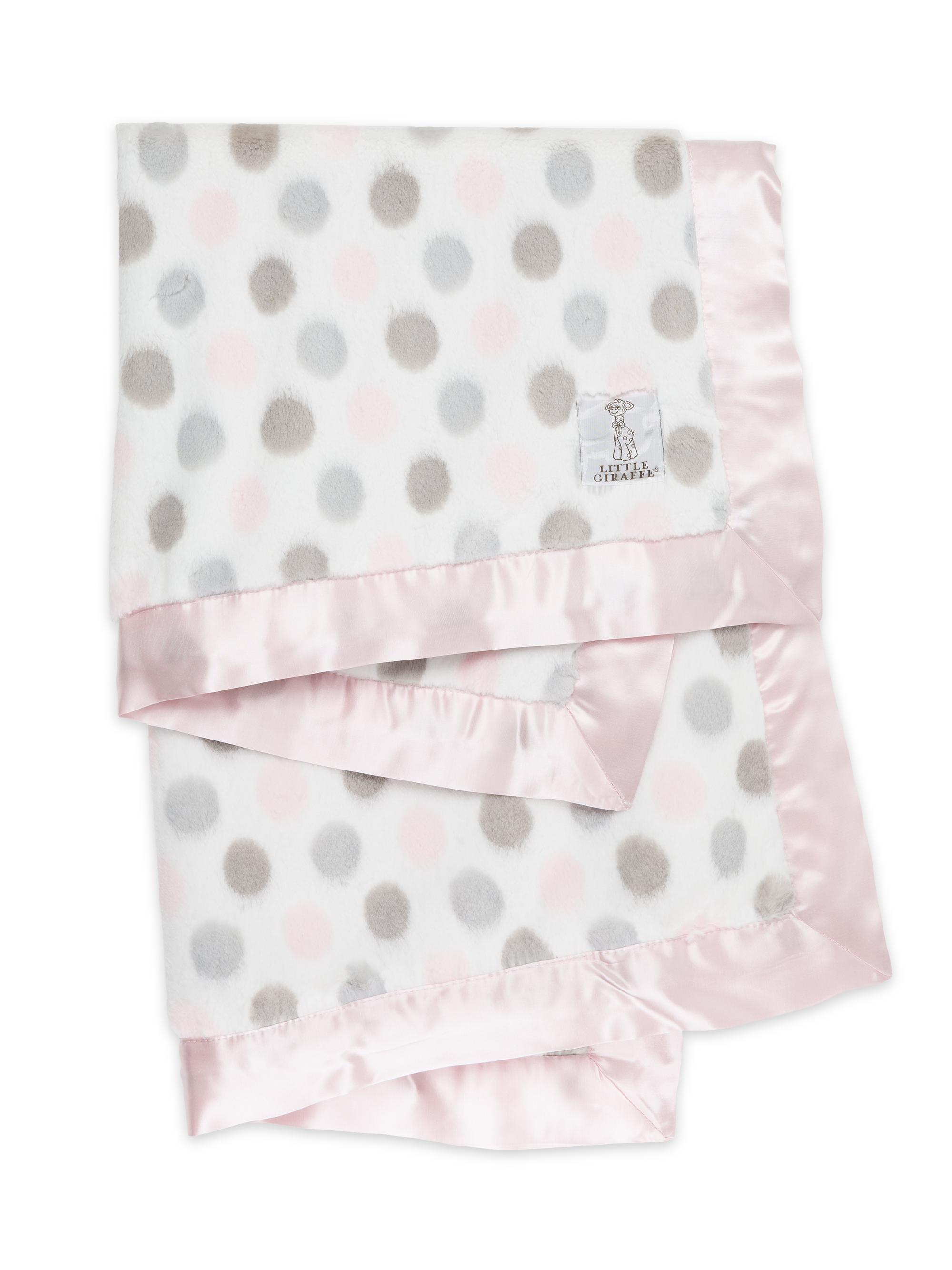 Little Giraffe Baby's & Little Kid's Luxe Dot Blanket - Pink