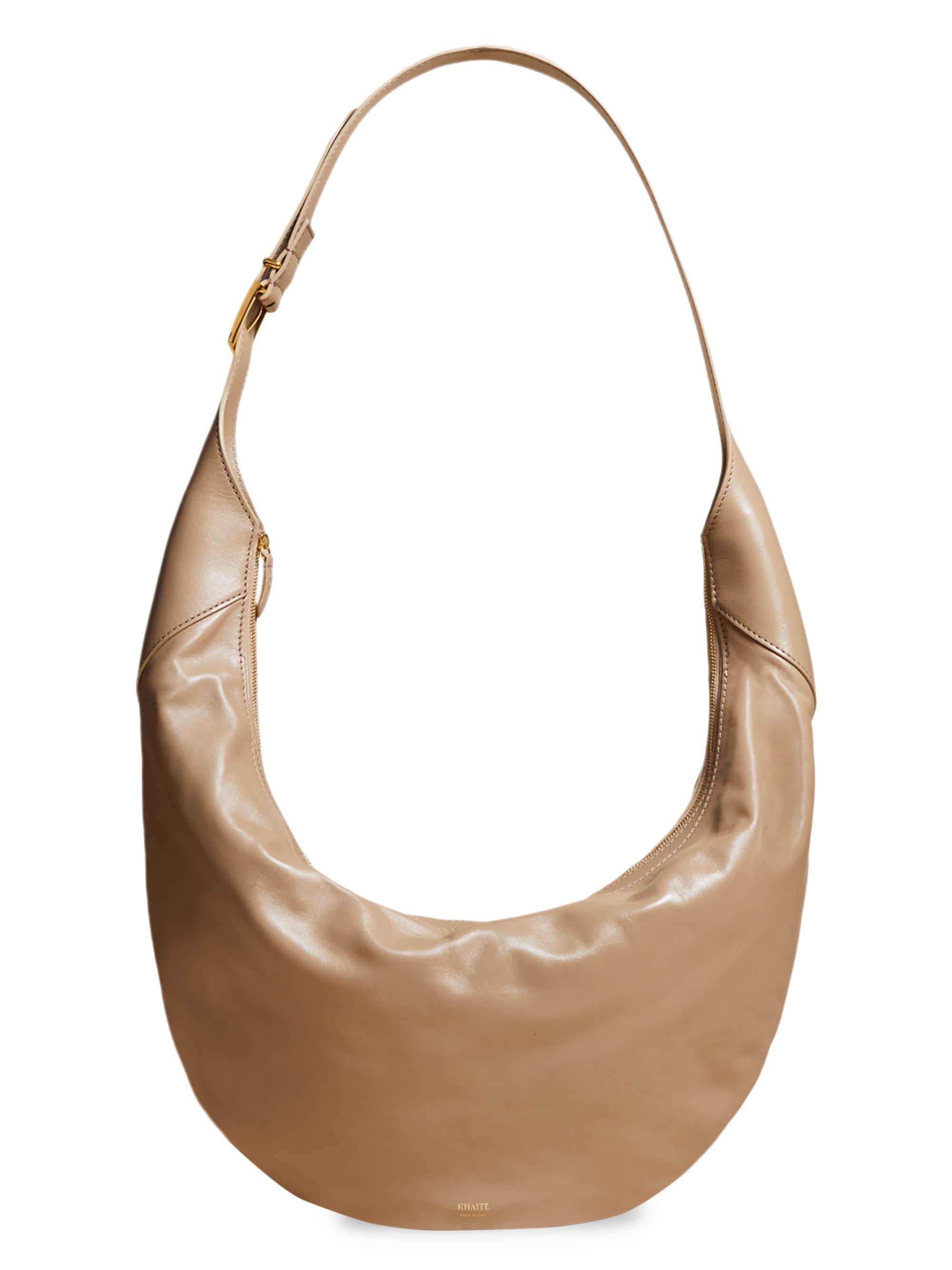 Khaite August Leather Hobo Bag Saks Fifth Avenue