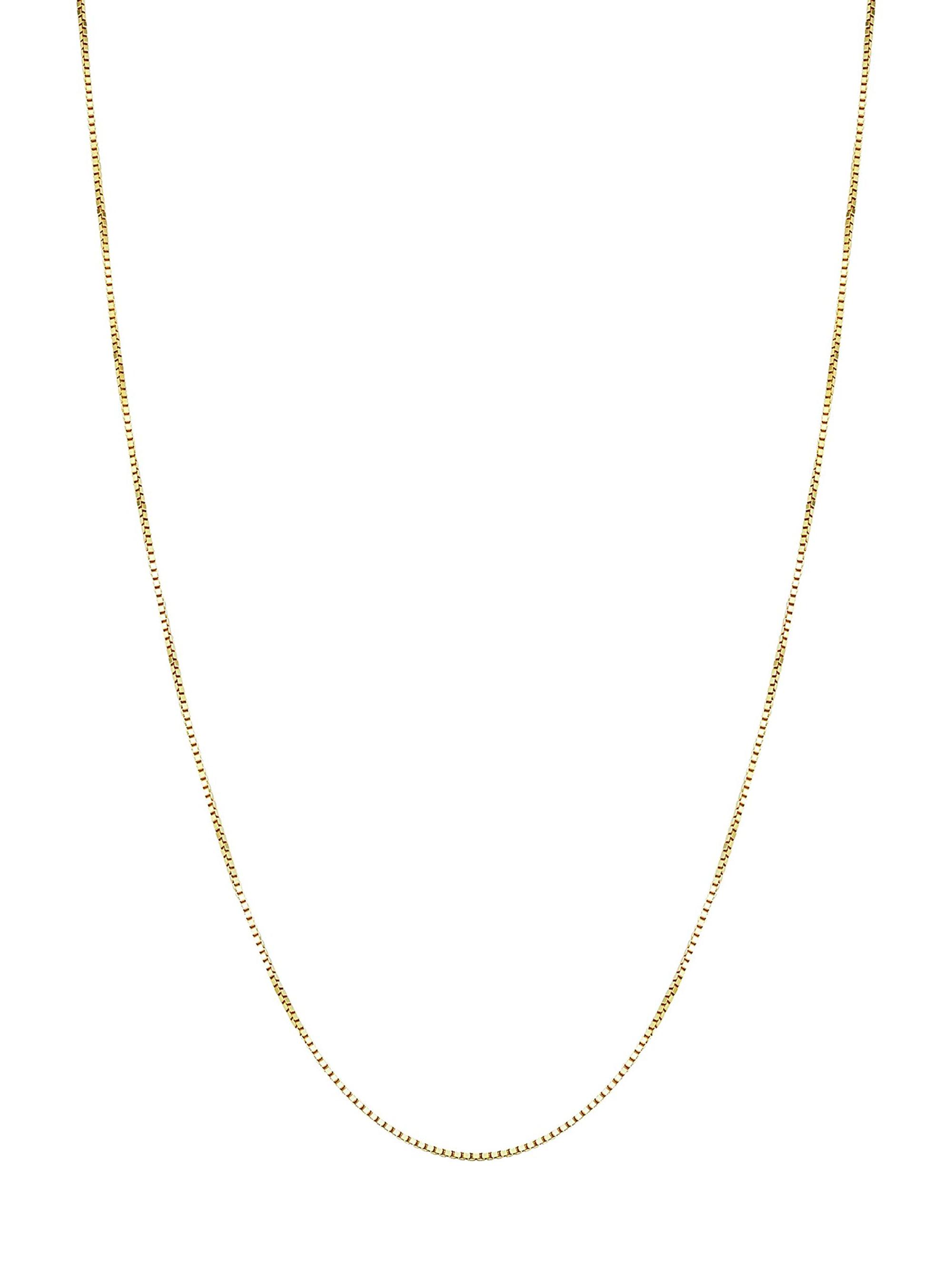 Oradina Women's 18K Yellow Solid Gold Bodega Box Chain - Yellow Gold