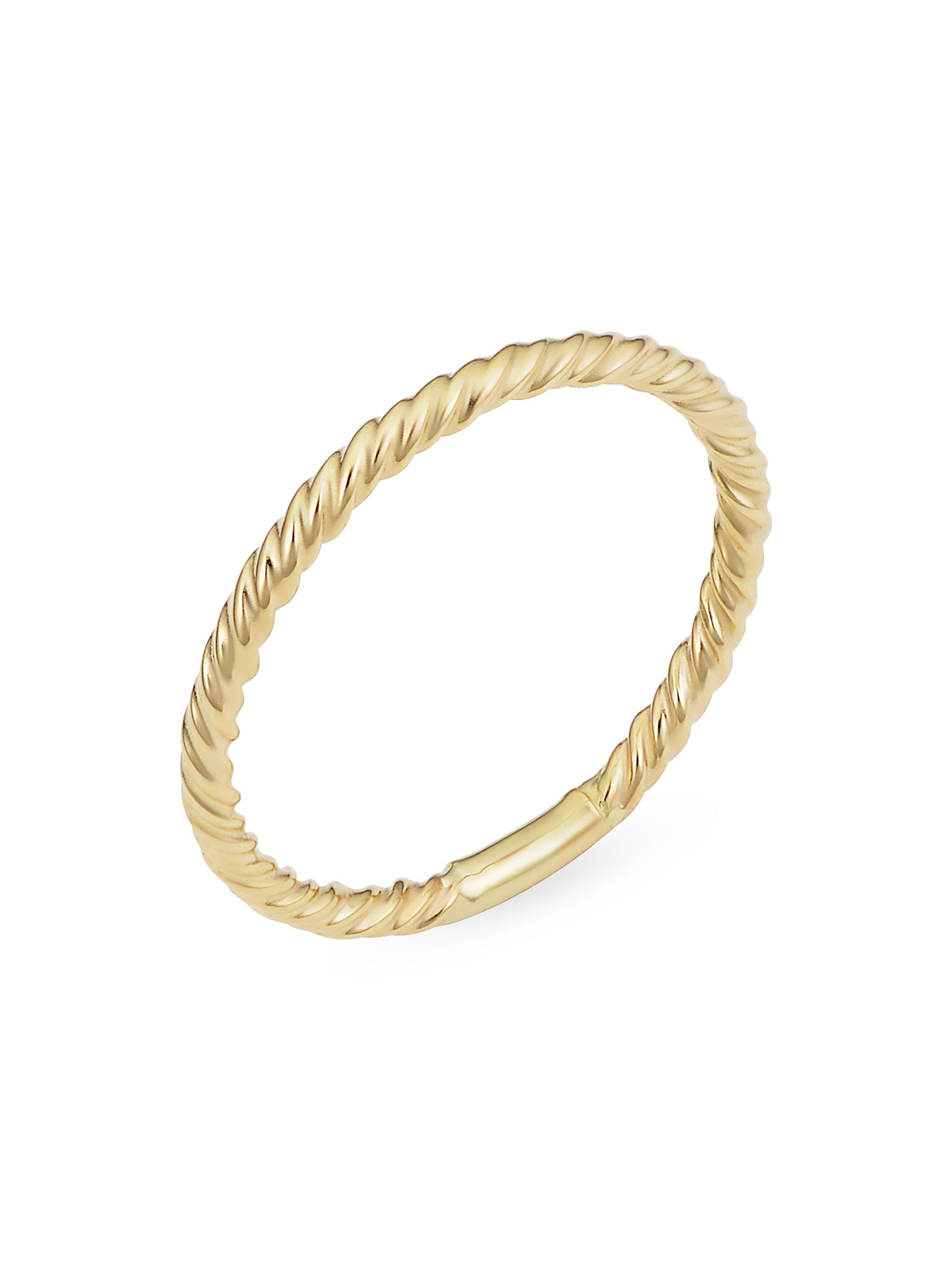 Oradina Women's 14K Yellow Solid Gold Dawn Ring - Yellow Gold