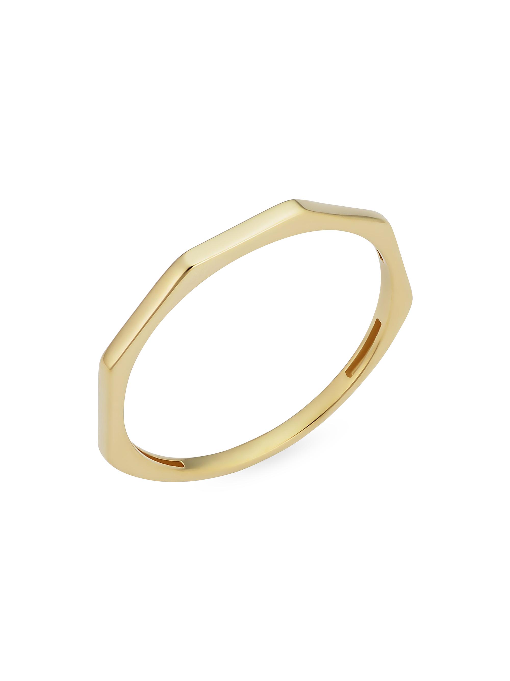 Oradina Women's 14K Yellow Solid Gold After Hours Ring - Yellow Gold