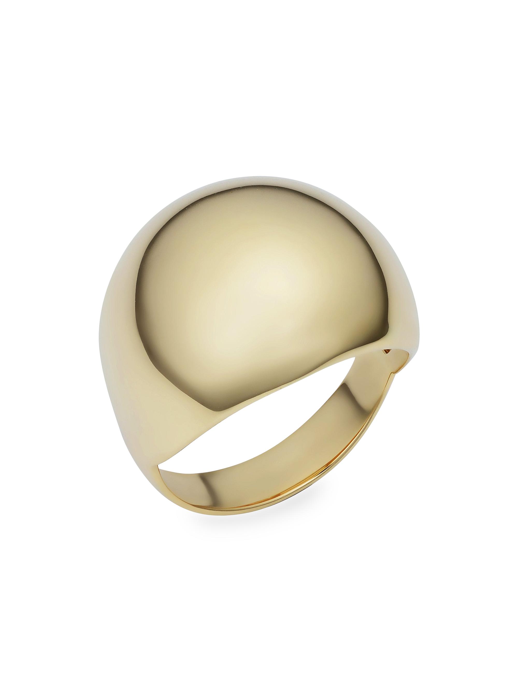 Oradina Women's 14K Yellow Solid Gold Cupola Ring - Yellow Gold