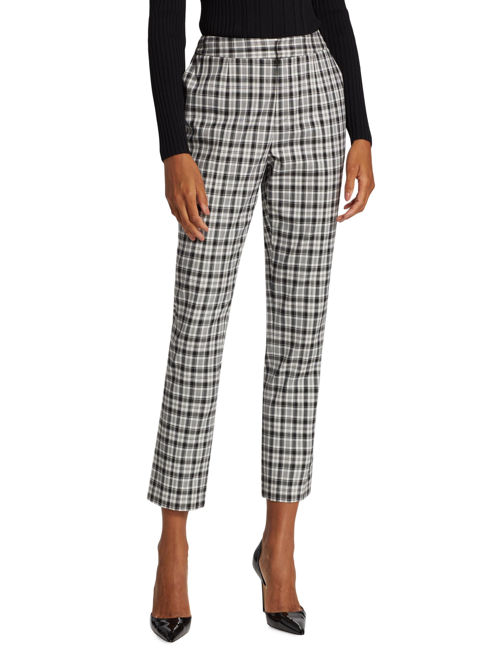 Piazza Sempione Audrey Straight-leg Cropped Pants In Black