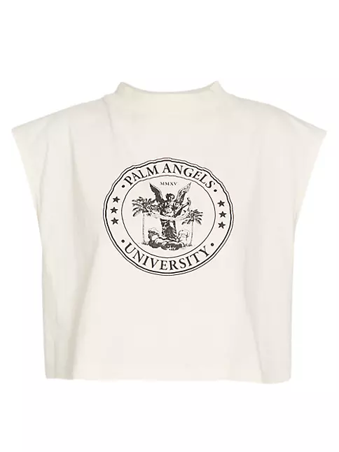 Shop Palm Angels College Logo Muscle T-Shirt | Saks Fifth Avenue