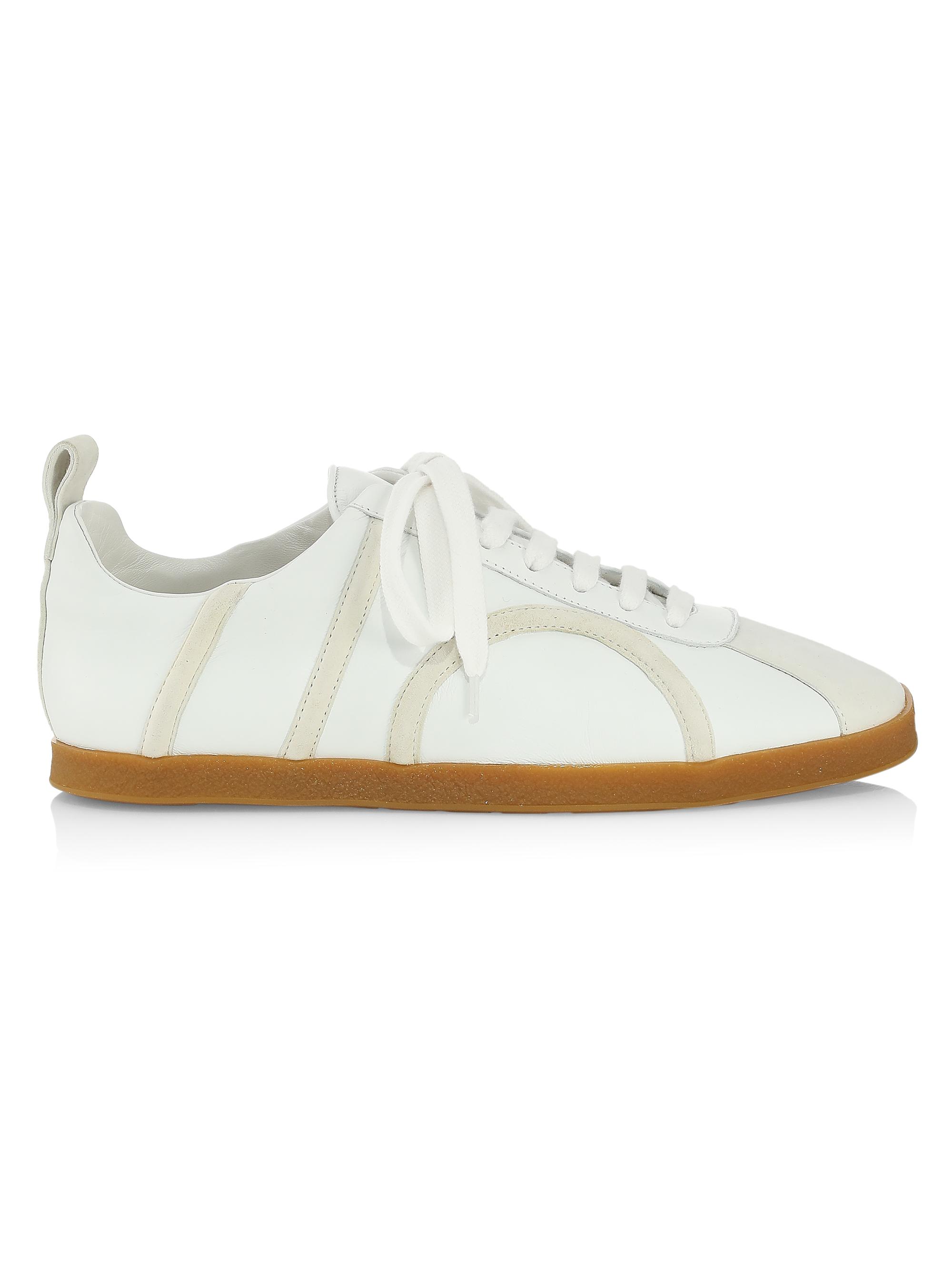 Toteme Women's The Leather Sneakers - Off White