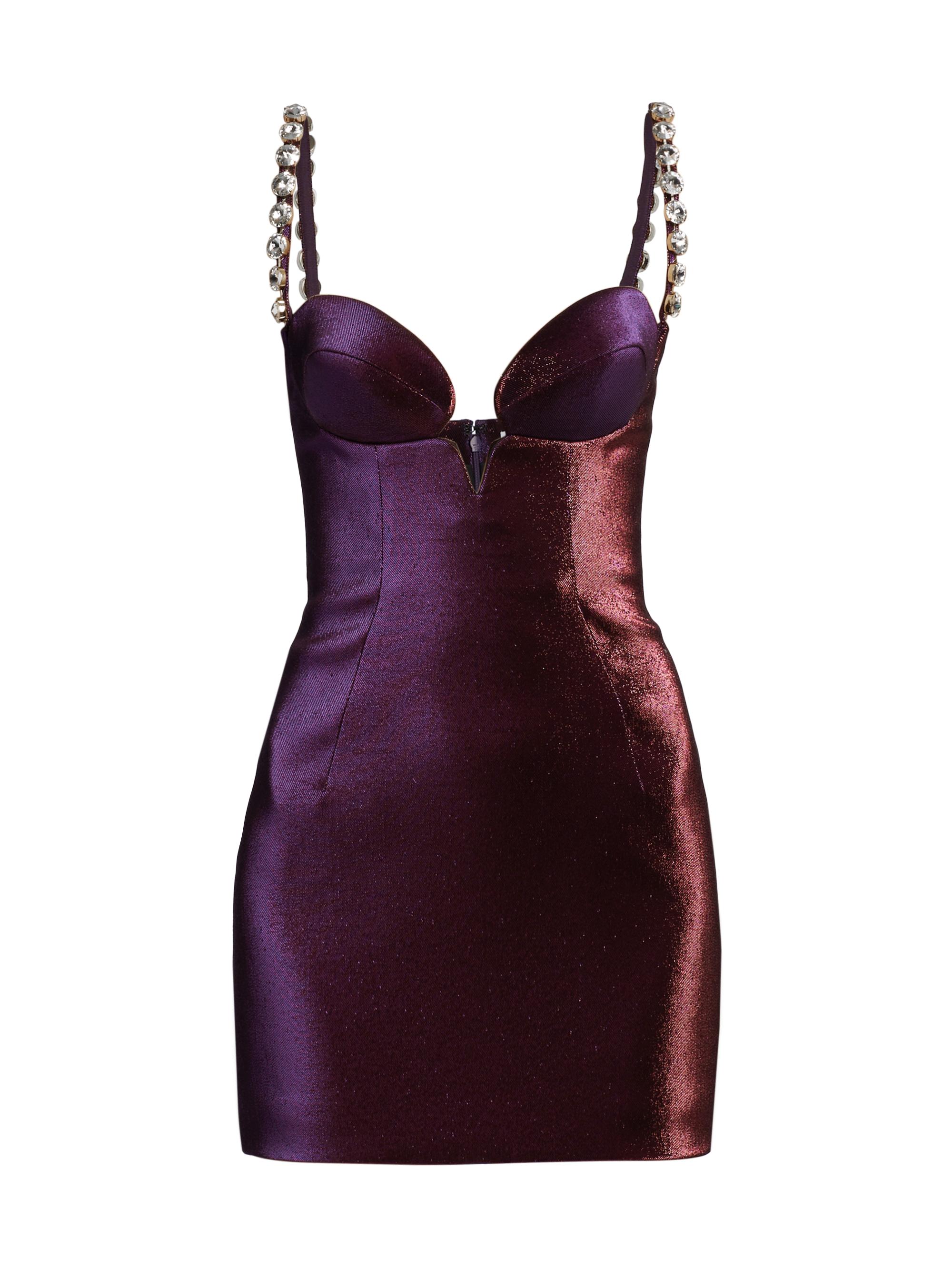 strapless red sequin mini dress Lilian Sequin Strapless Lace-Up Mini Dress