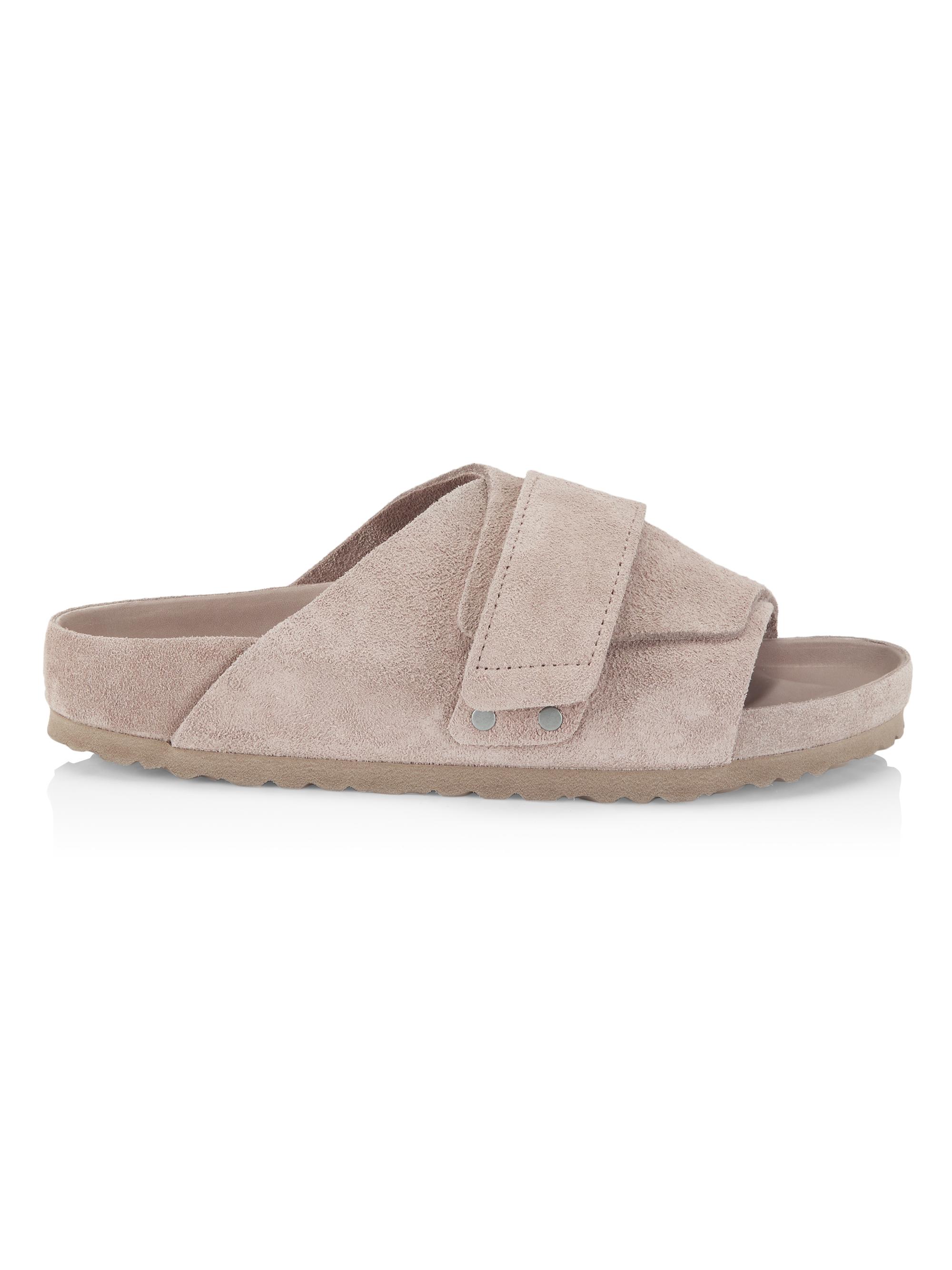 Birkenstock Women's Kyoto Exquisite Suede Sandals - Taupe