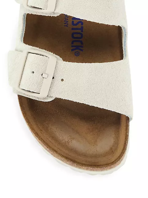 Birkenstock Arizona Soft Footbed Suede Slide Sandal