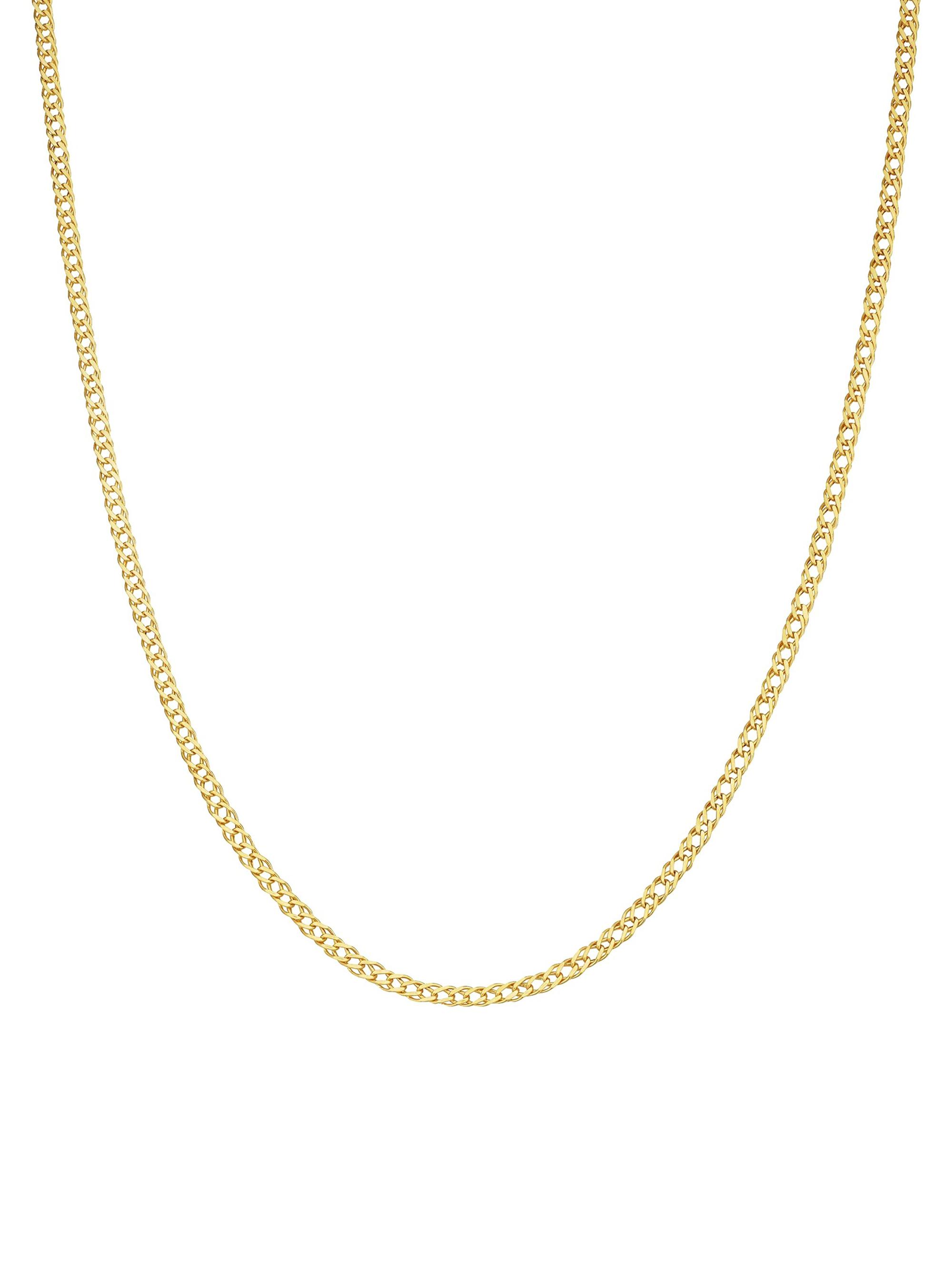 Oradina Women's 14K Yellow Solid Gold Woven Love Chain - Yellow Gold