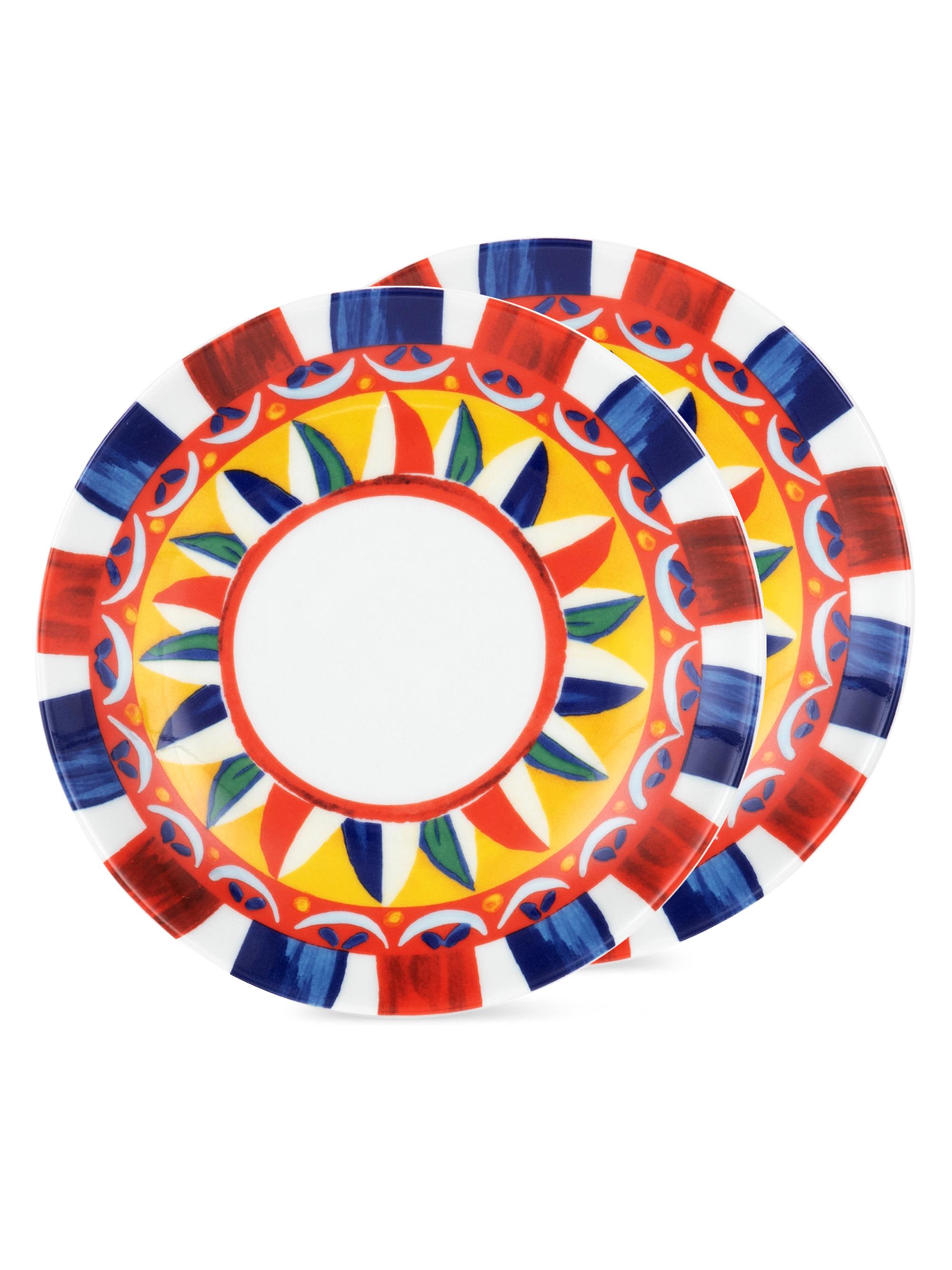 Dolce & Gabbana Carretto 2-Piece Dessert Plate Set