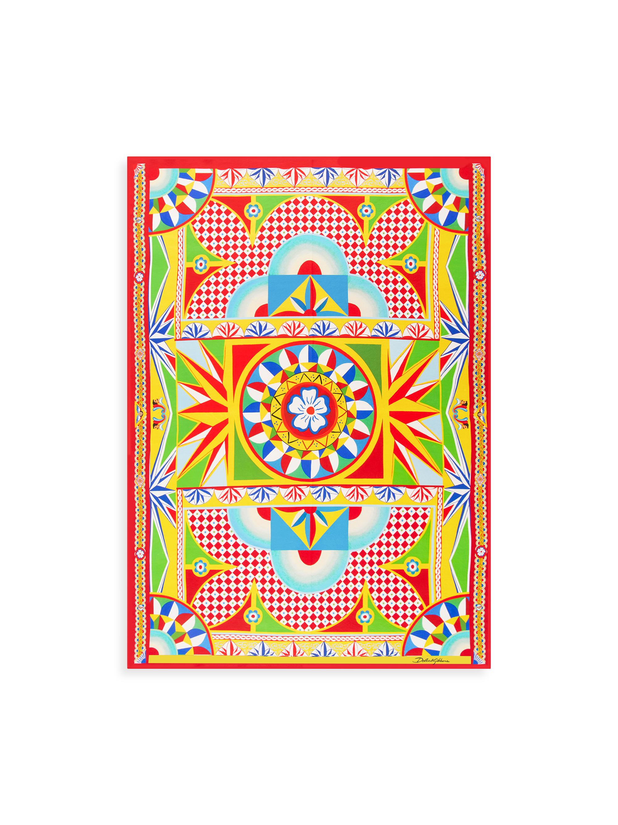 Dolce & Gabbana Carretto Silk-Wool Throw Blanket