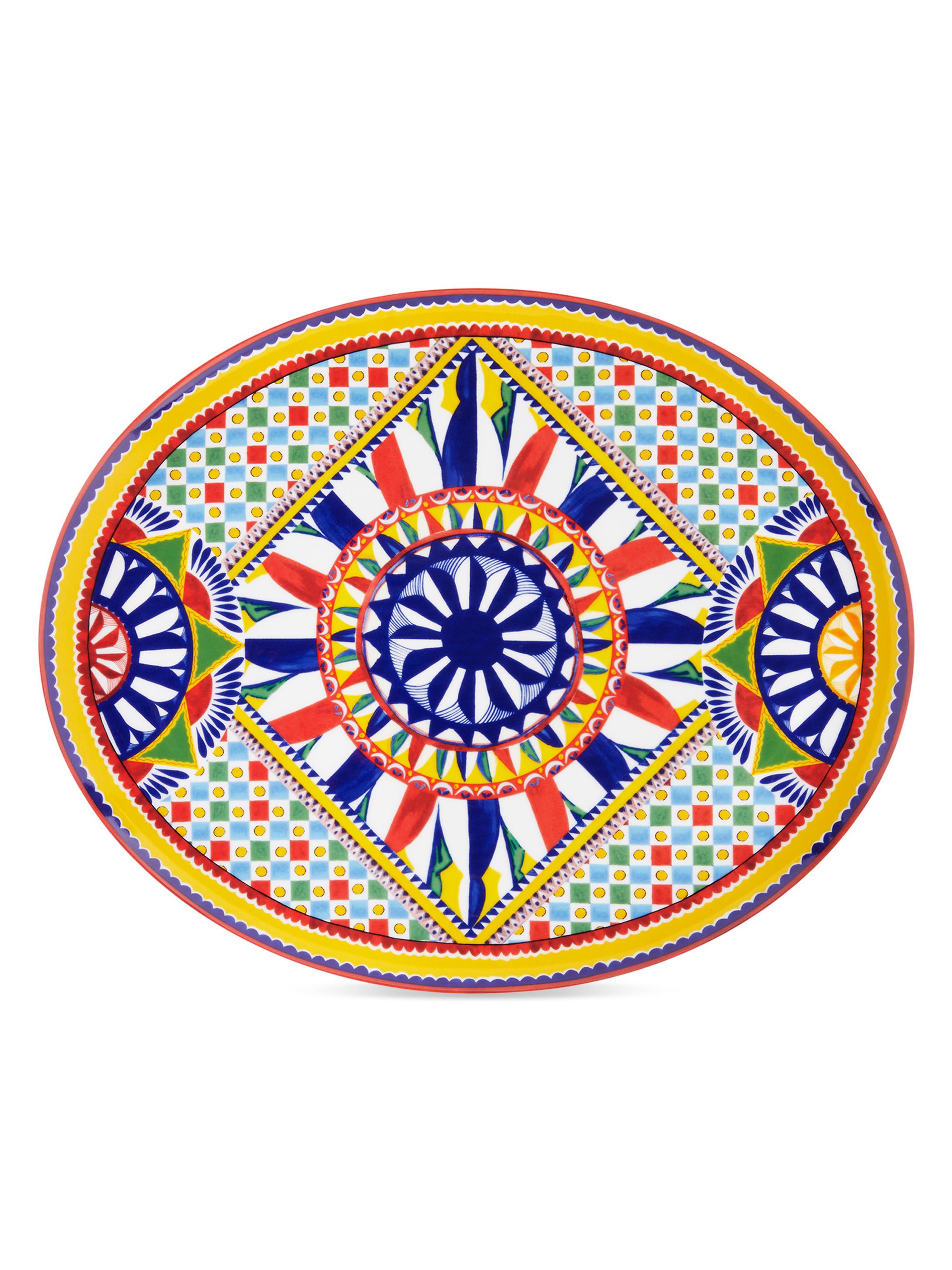 Dolce & Gabbana Carretto Medium Oval Serving Plate