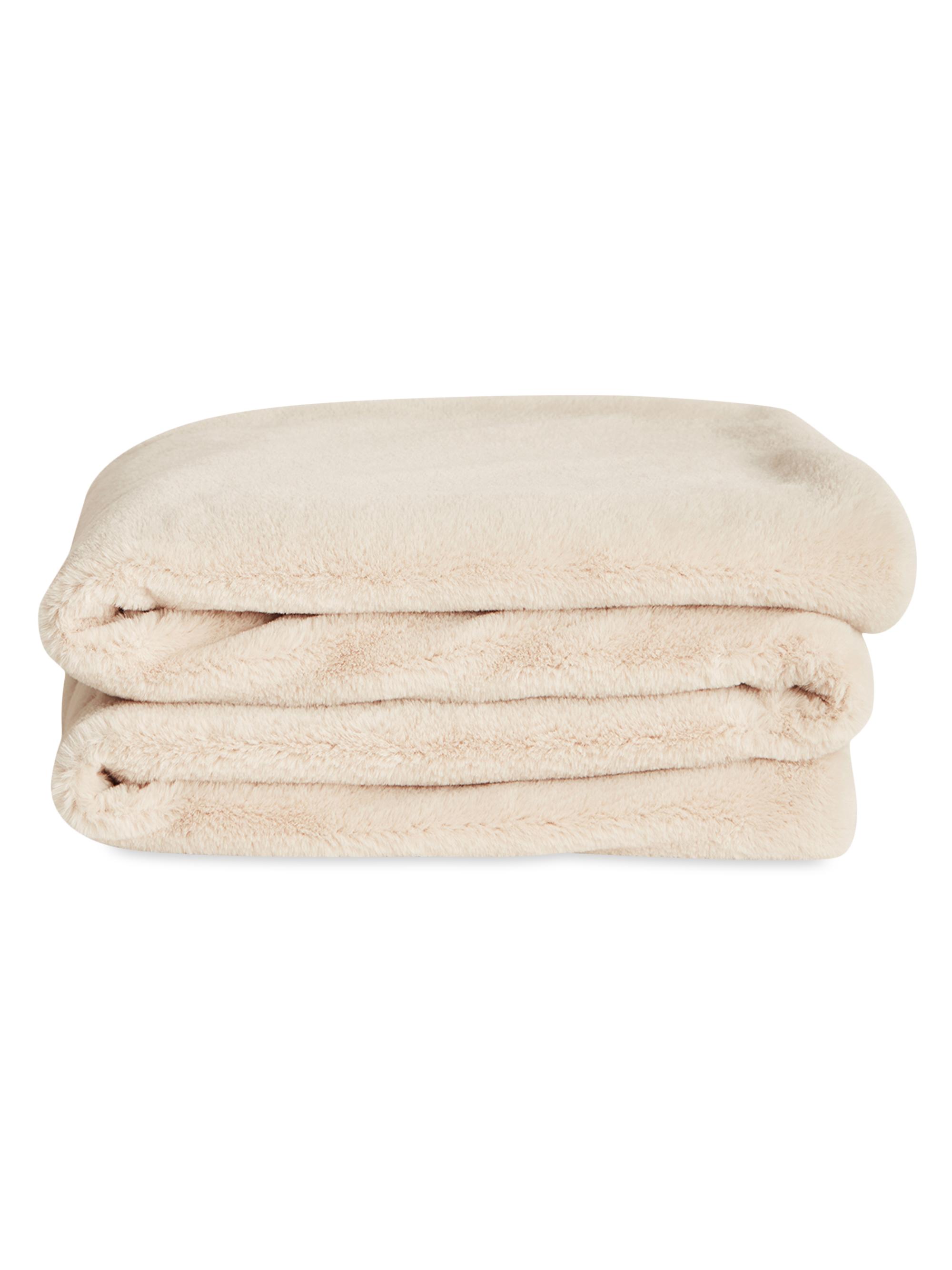 UGG x TELFAR Throw Blanket - Chestnut ＊＄ UGG x Telfar Ugg x Telfar Logo Blanket | Saks Fifth Avenue