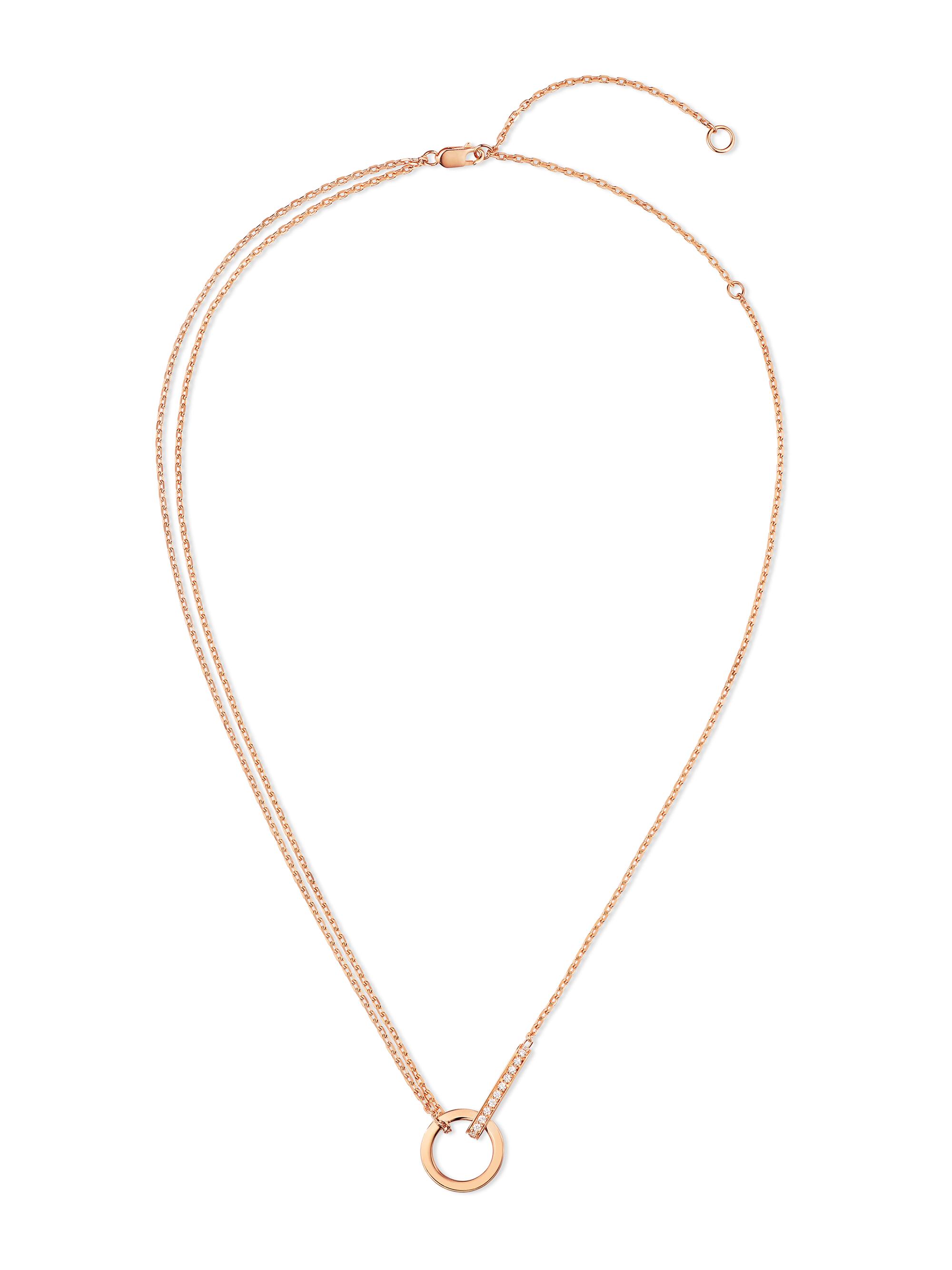 Repossi Women's Berbere 18K Rose Gold & Diamond Necklace - Pink Gold