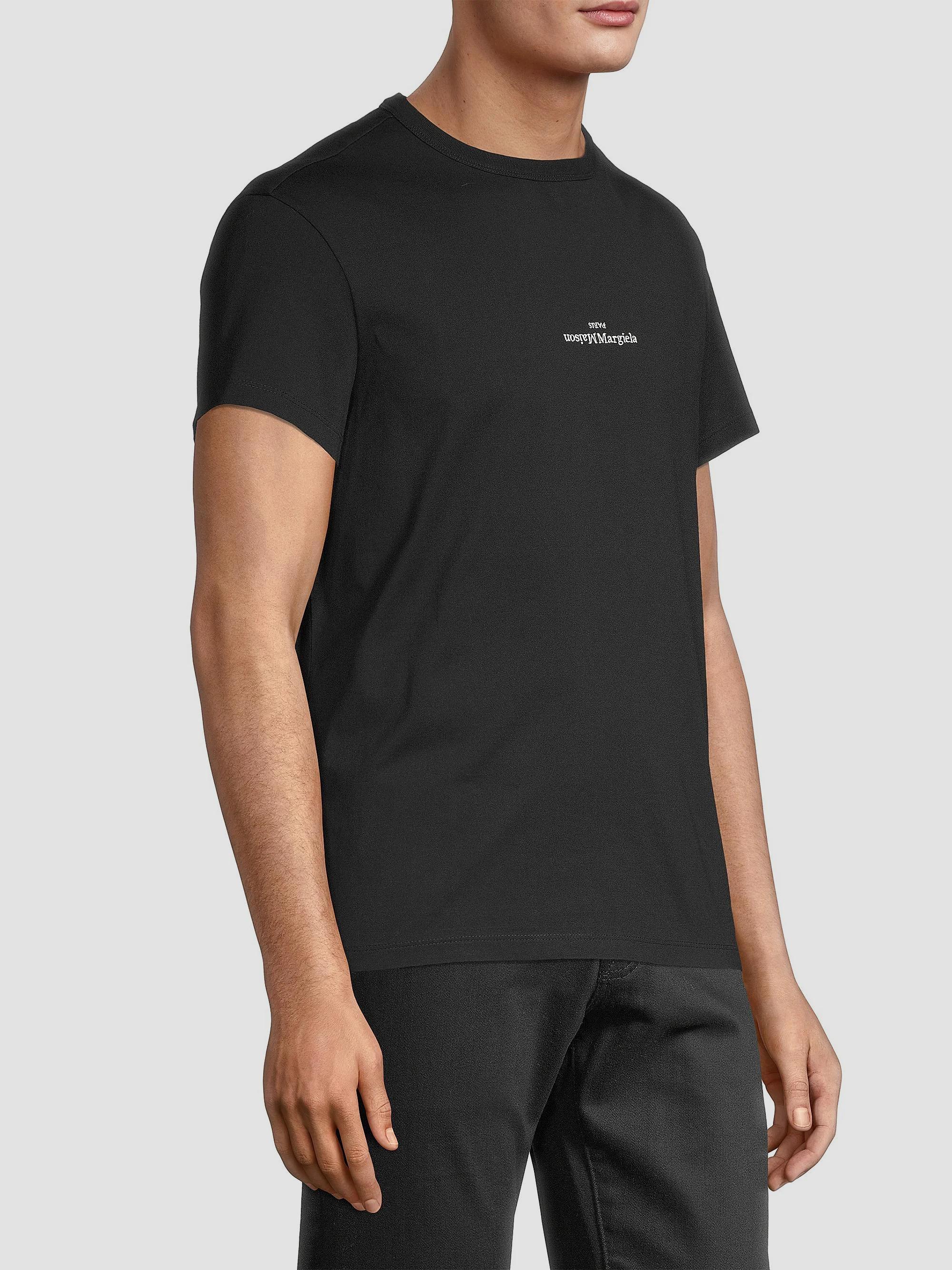 Maison Margiela Reversed Logo Crewneck T-Shirt | Saks Fifth Avenue