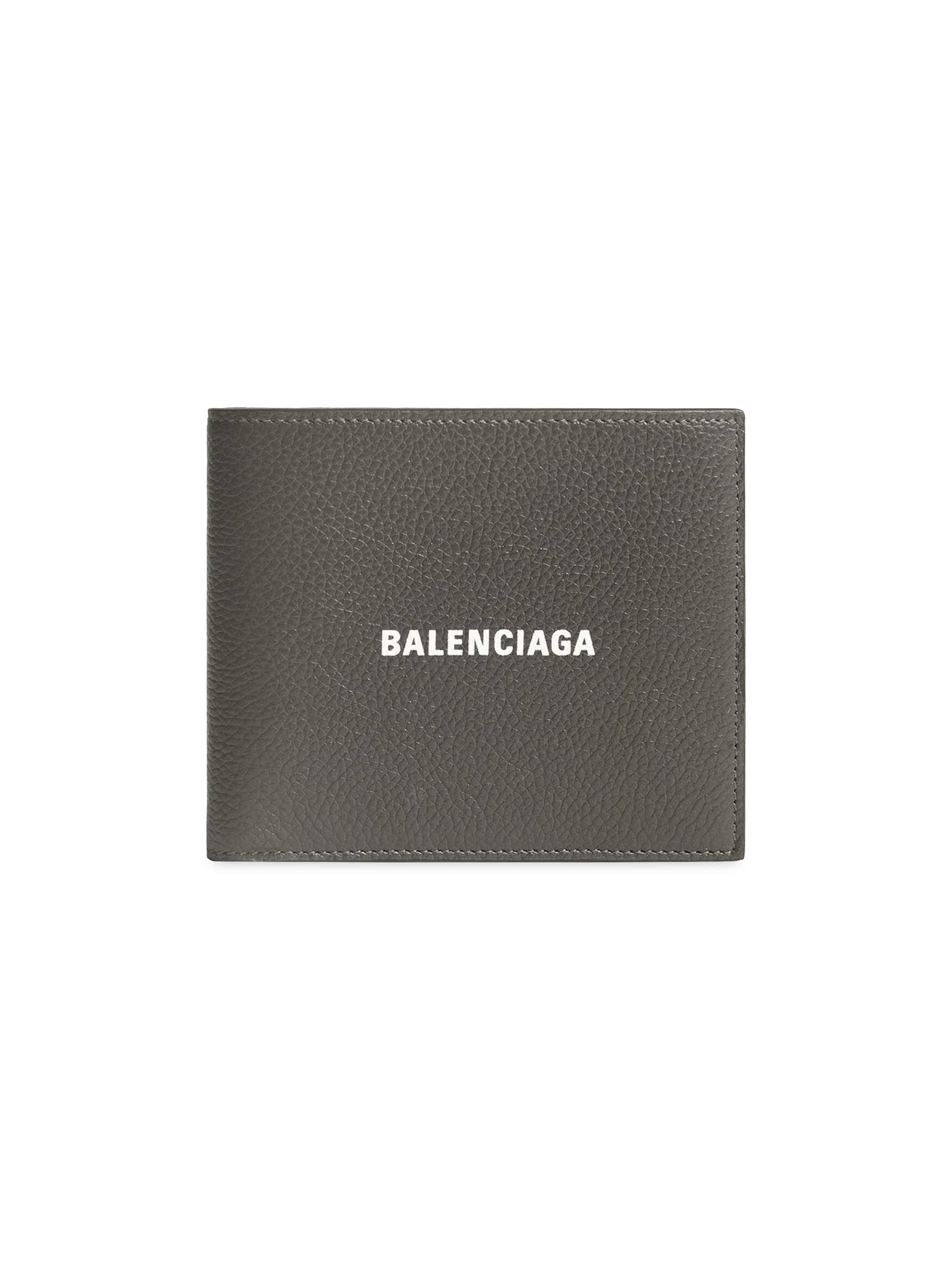 Balenciaga Men's Cash Square Folded Wallet - Kaki