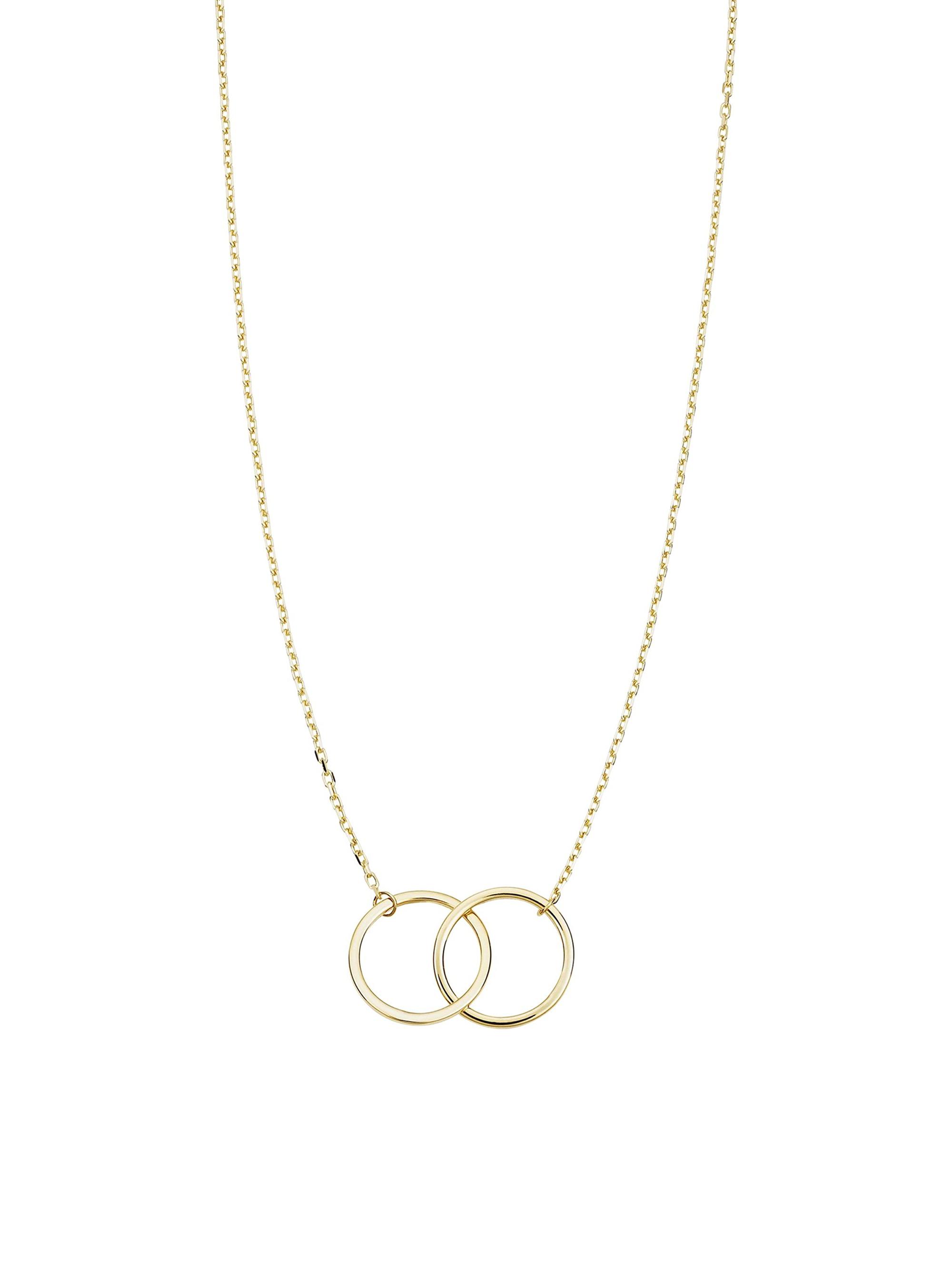 Oradina Women's 14K Yellow Solid Gold Forever Linked Necklace - Yellow Gold