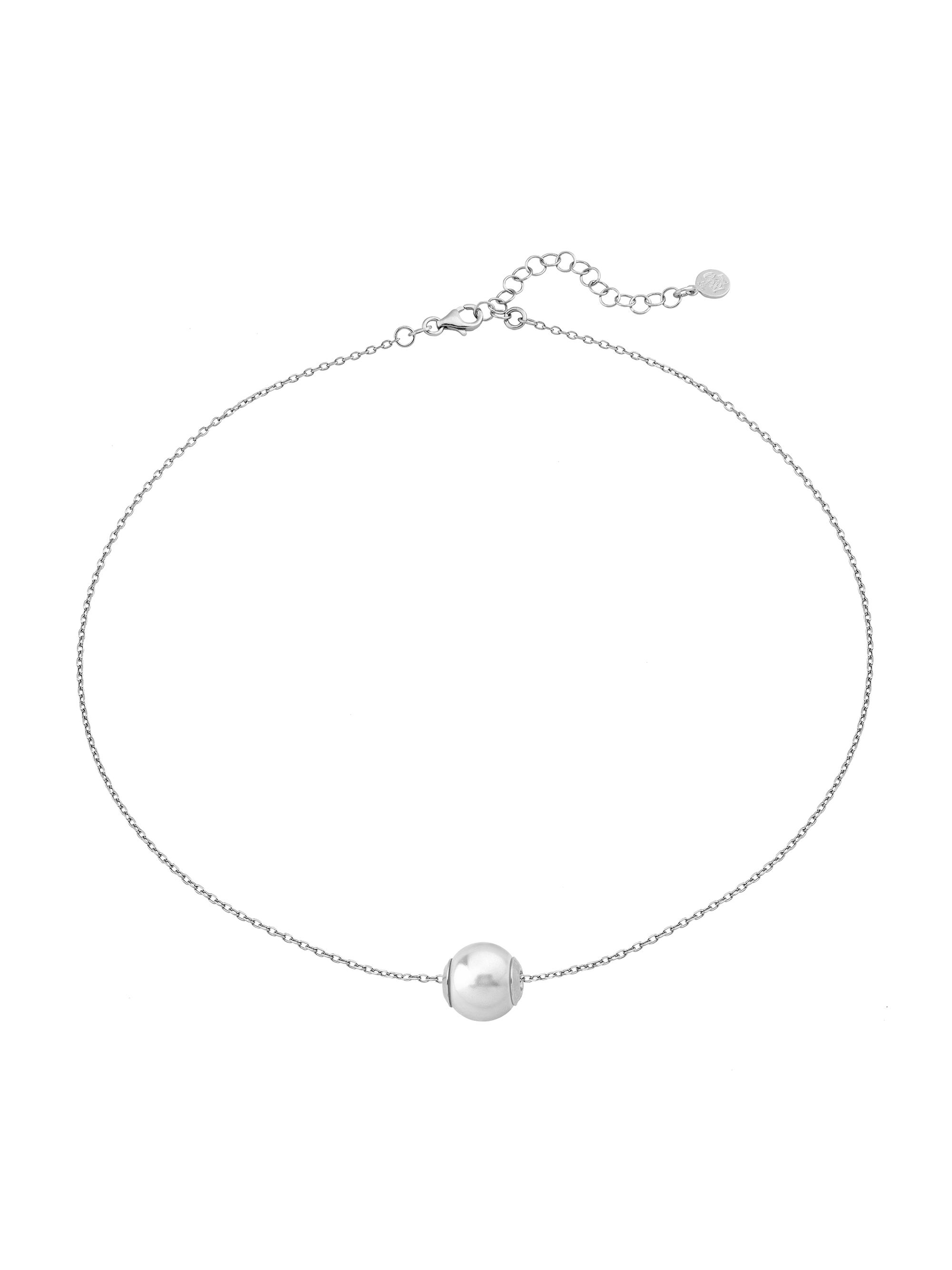 Majorica Women's Nuada Rhodium-Plated Silver & Faux Pearl Pendant Necklace - Pearl