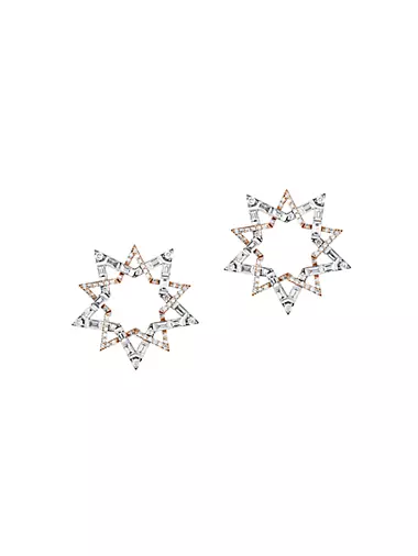 Star Light Sirius Two-Tone 18K Gold & 0.63 TCW Diamond Single Star Earring