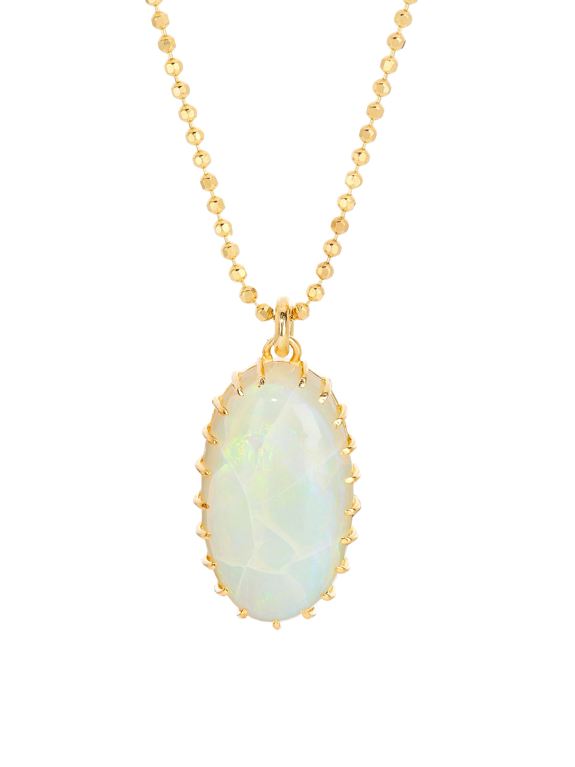 Renee Lewis Women's 18K Yellow Gold & Hungarian Opal Pendant Necklace - Yellow Gold