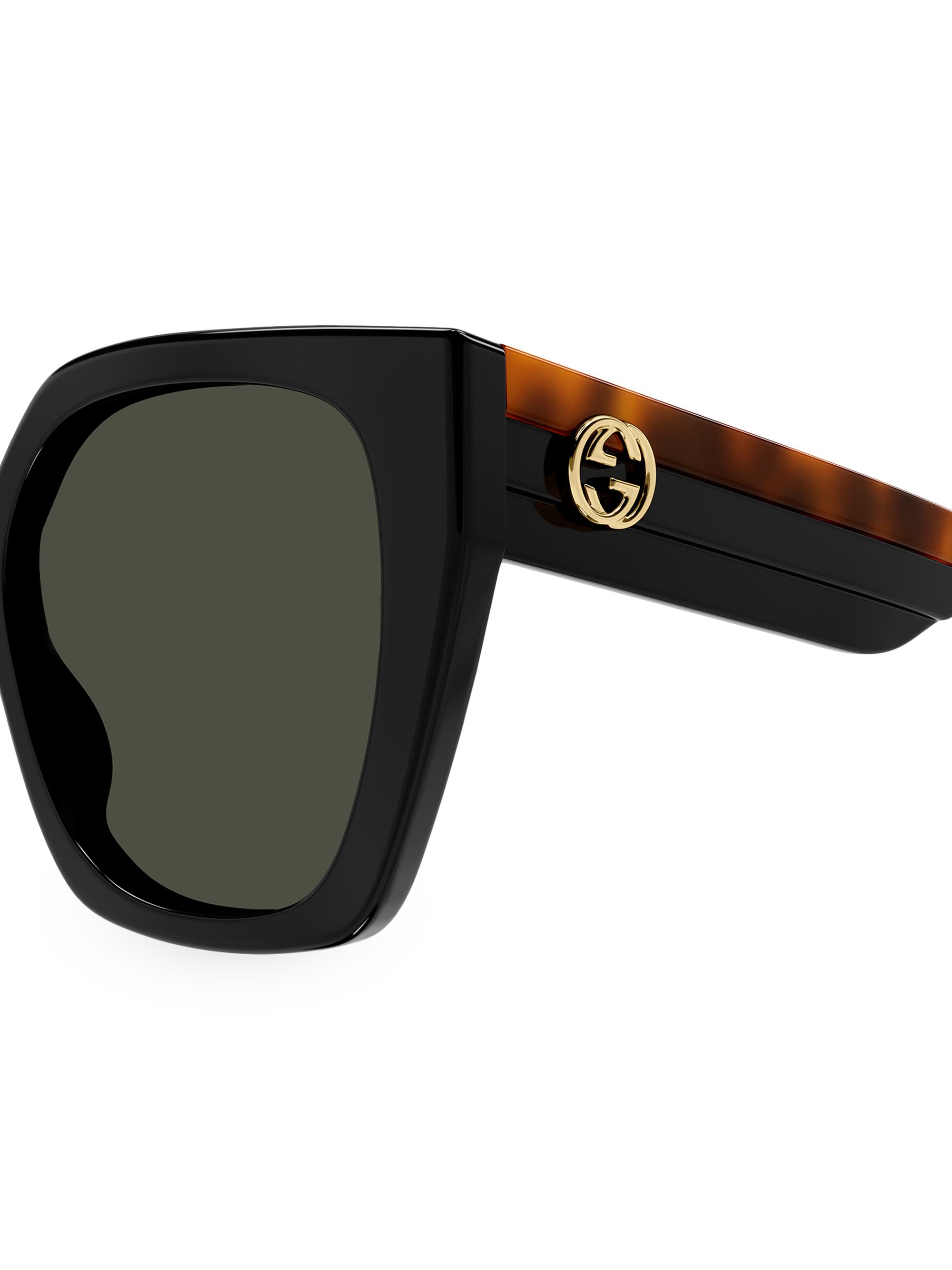 Gucci Web Studi 55MM Butterfly Sunglasses | Saks Fifth Avenue display picture 3