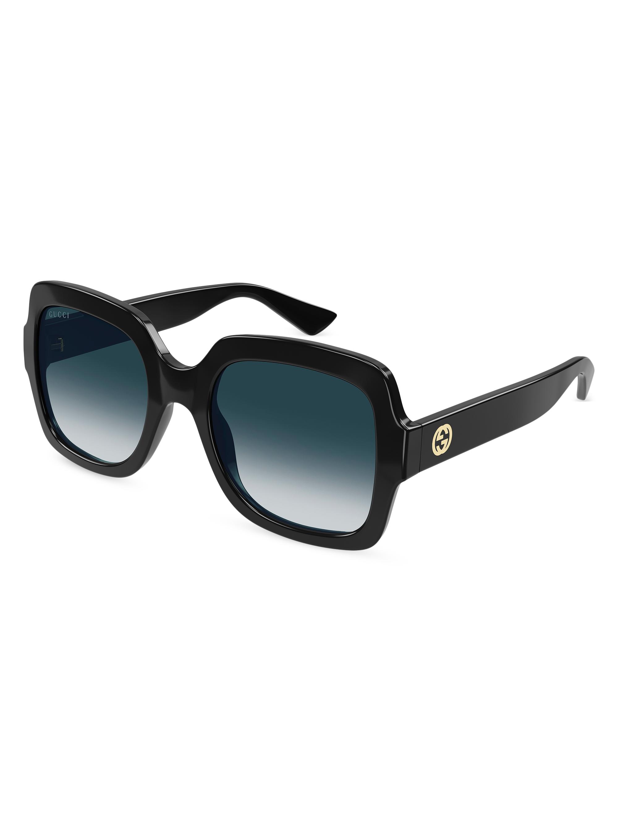GUCCI サングラス GG1456SA Rectangular frame sunglasses in gold-toned metal | GUCCI® US