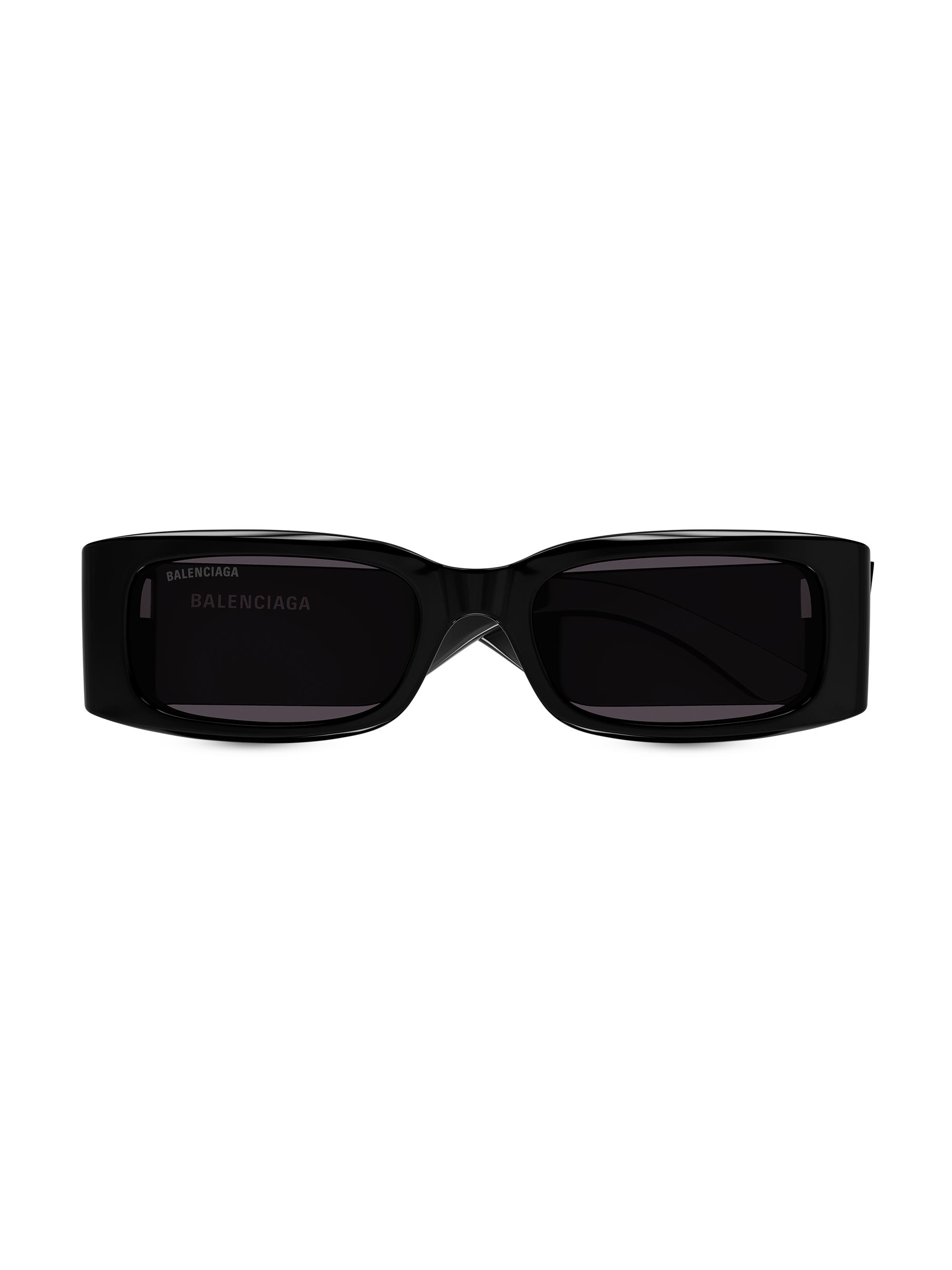 Balenciaga Women's 56MM Max Rectangular Sunglasses - Black