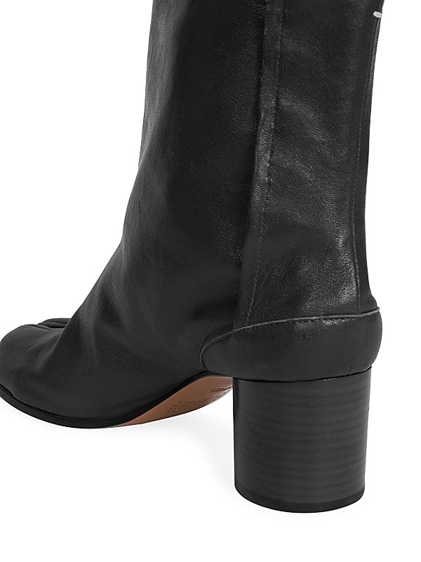 Shop Maison Margiela Tabi Split-Toe Leather Boots | Saks Shop Maison Margiela Tabi Split-Toe Leather Boots | Saks