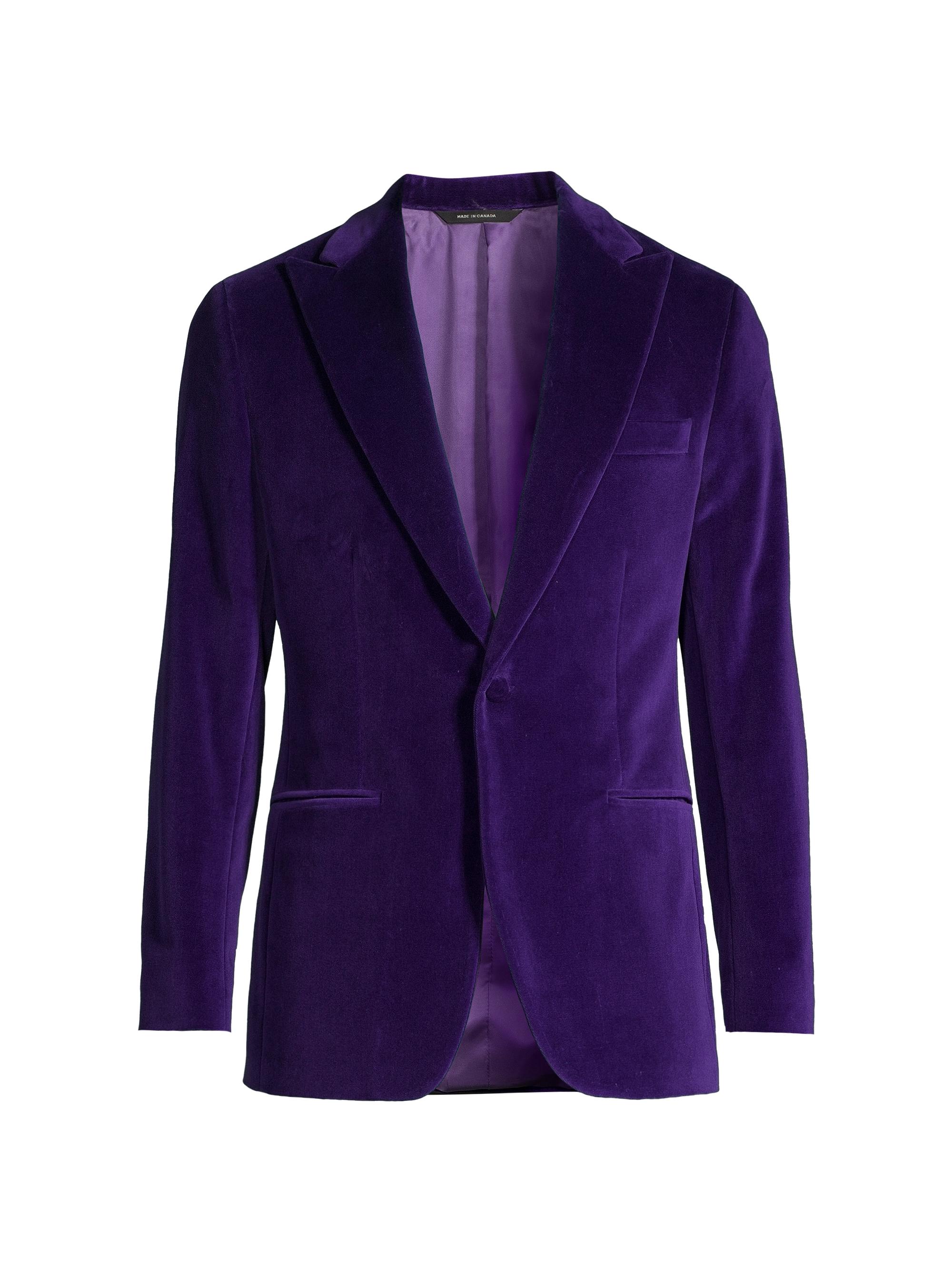 HOT Purple Velvet Sport Coat Mens Paul Stuart Velvet Sport Coat