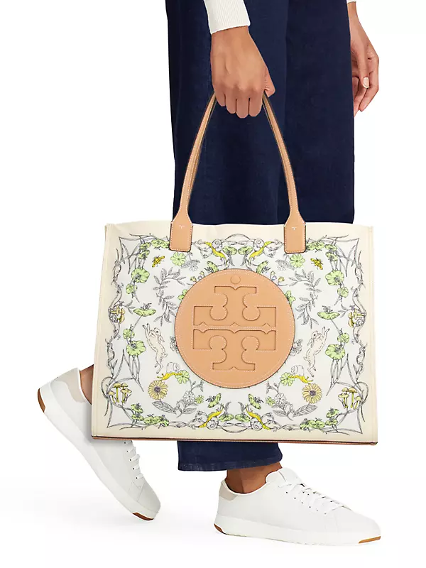 Shop Tory Burch Ella Printed Tote Bag | Saks Fifth Avenue