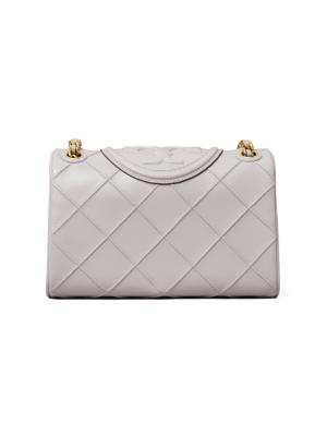 Tory Burch Fleming Soft Small Convertible Shoulder Bag - Bay Gray