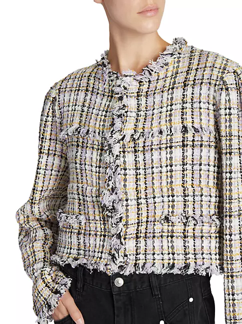 Shop Isabel Marant Étoile Nameo Tweed Jacket | Saks Fifth Avenue